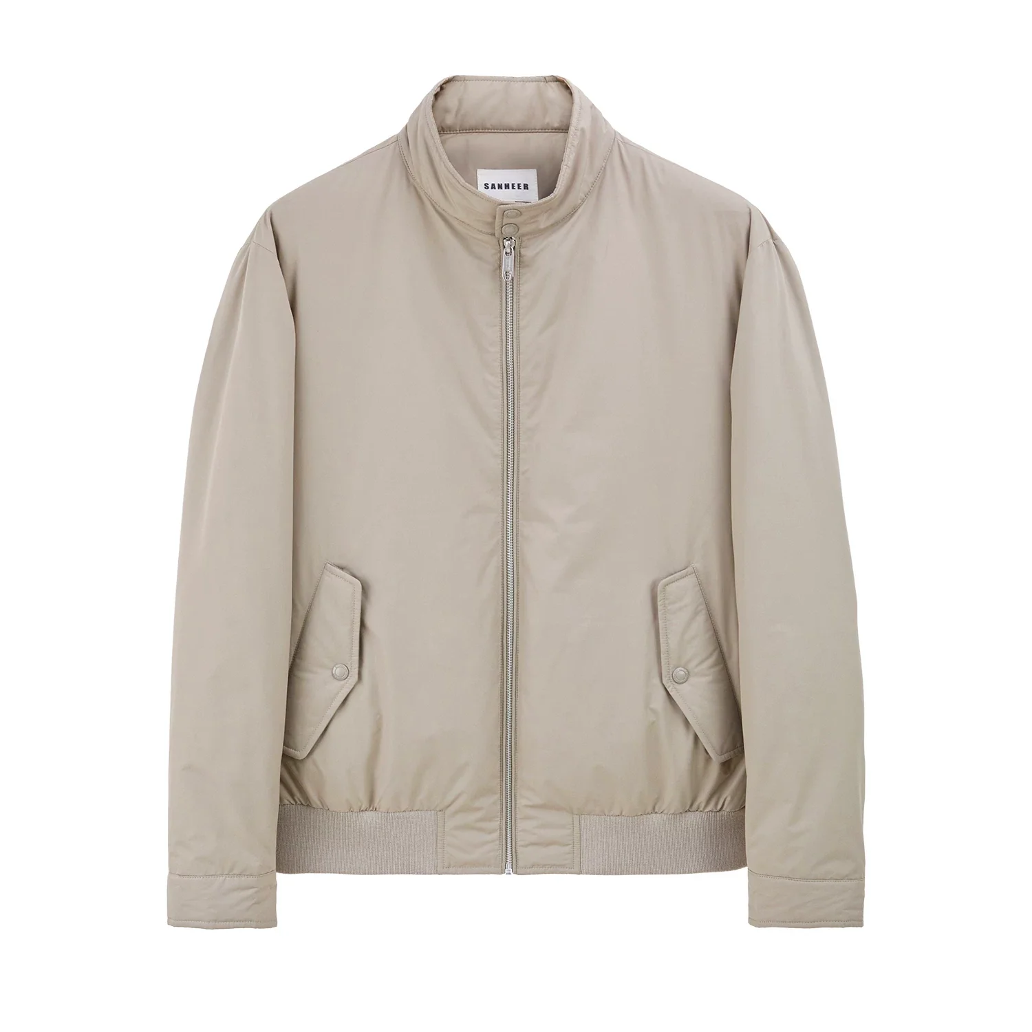 White Goose Down Harrington Jacket - Image 5