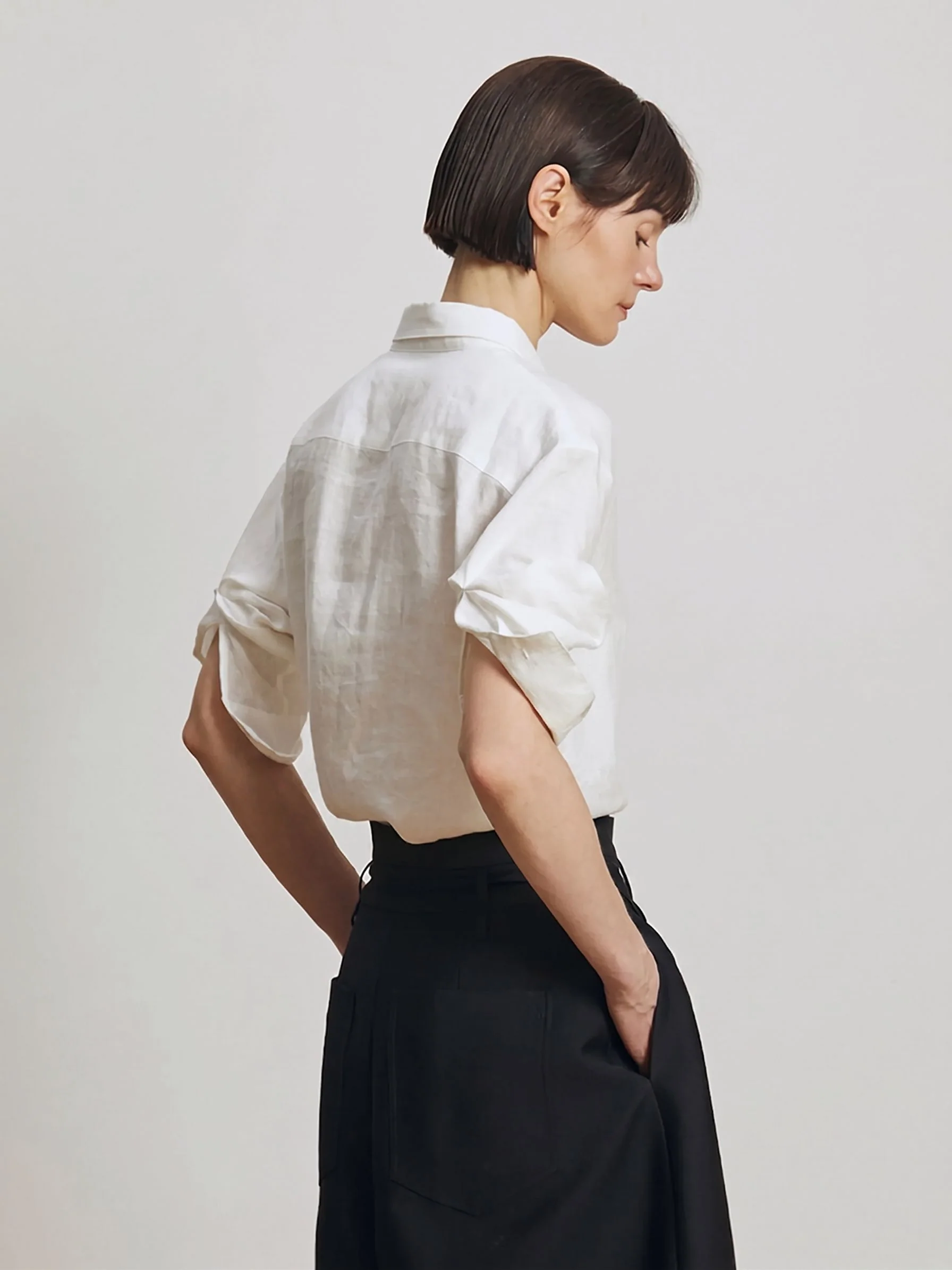 White Linen Shirt - Image 2