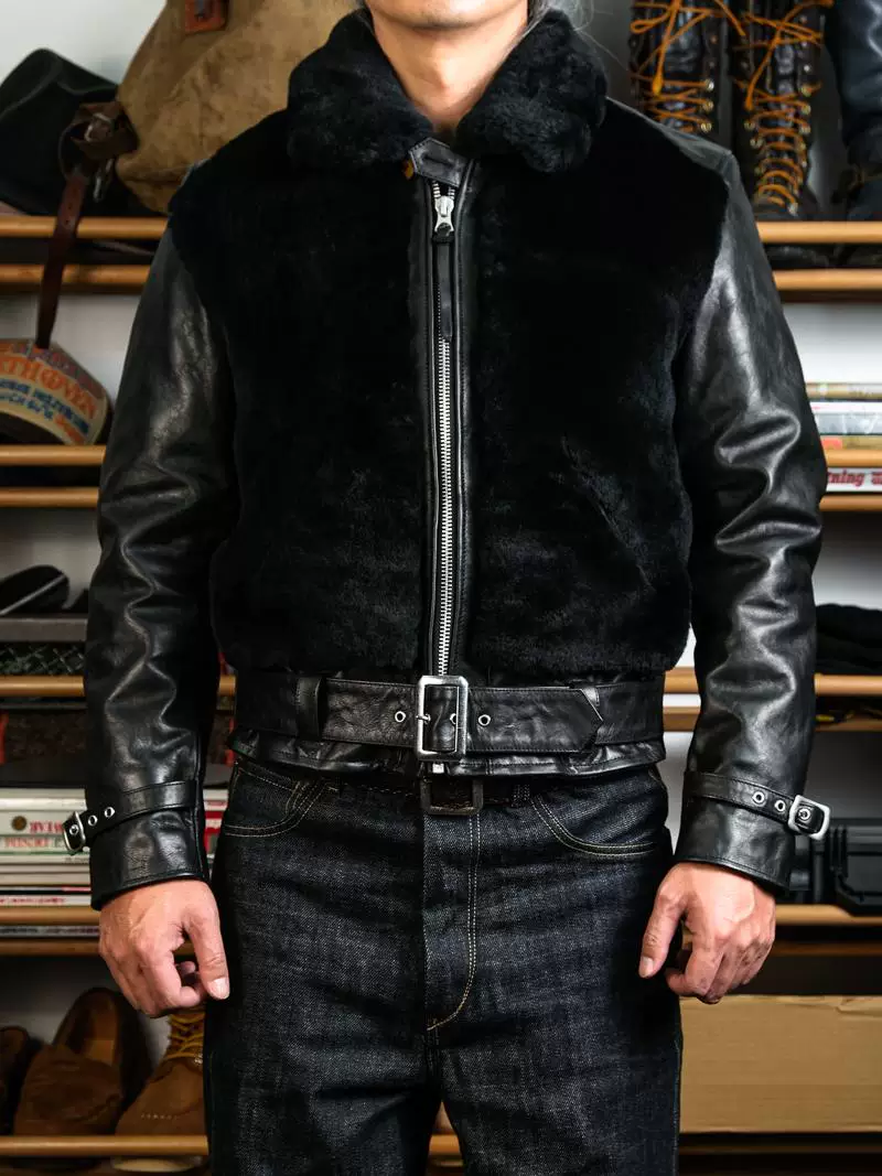 White Shearling Grizzly Jacket - Image 2