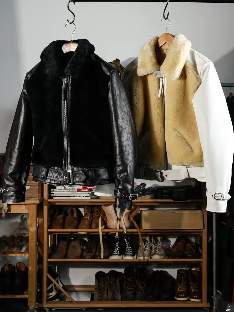 White Shearling Grizzly Jacket - Image 5