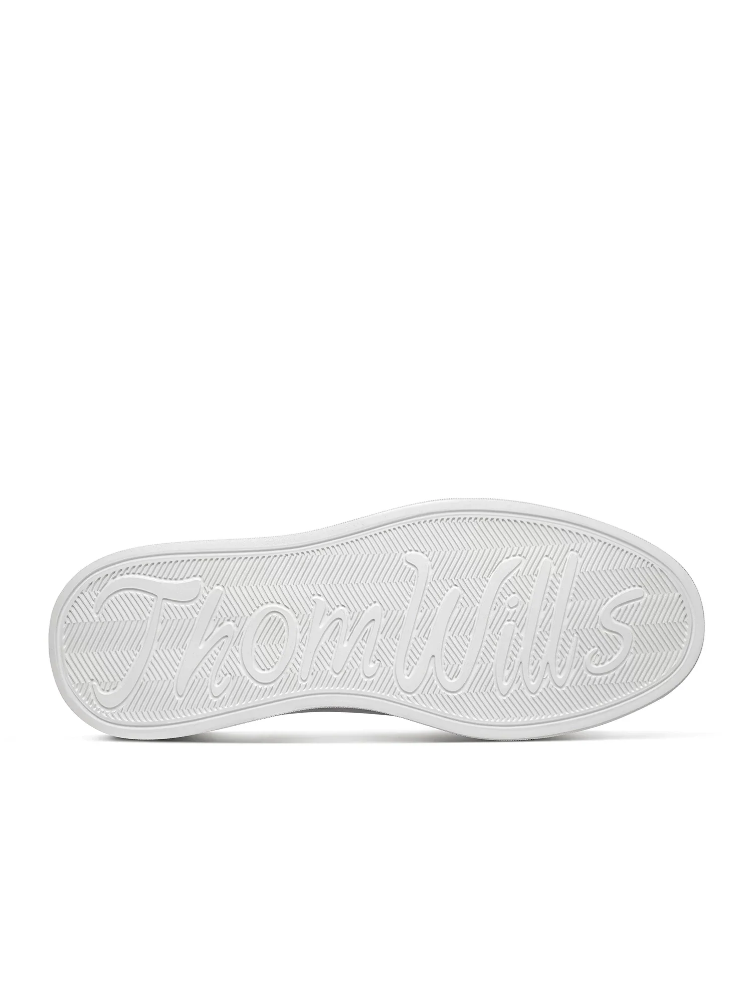 White Top-Grain Leather Low-Top Sneaker with Black Heel Tab - Image 6