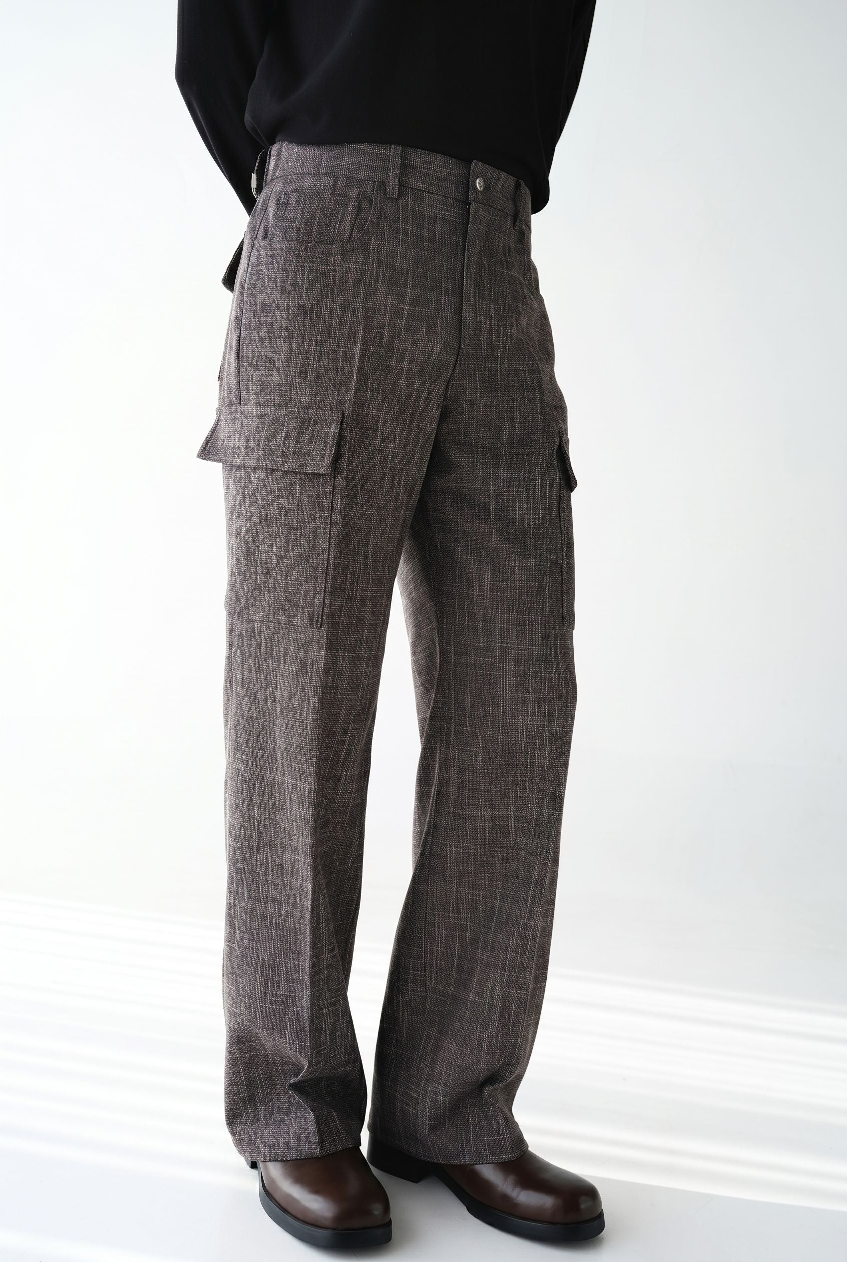 Wide Cargo Trousers - Image 2