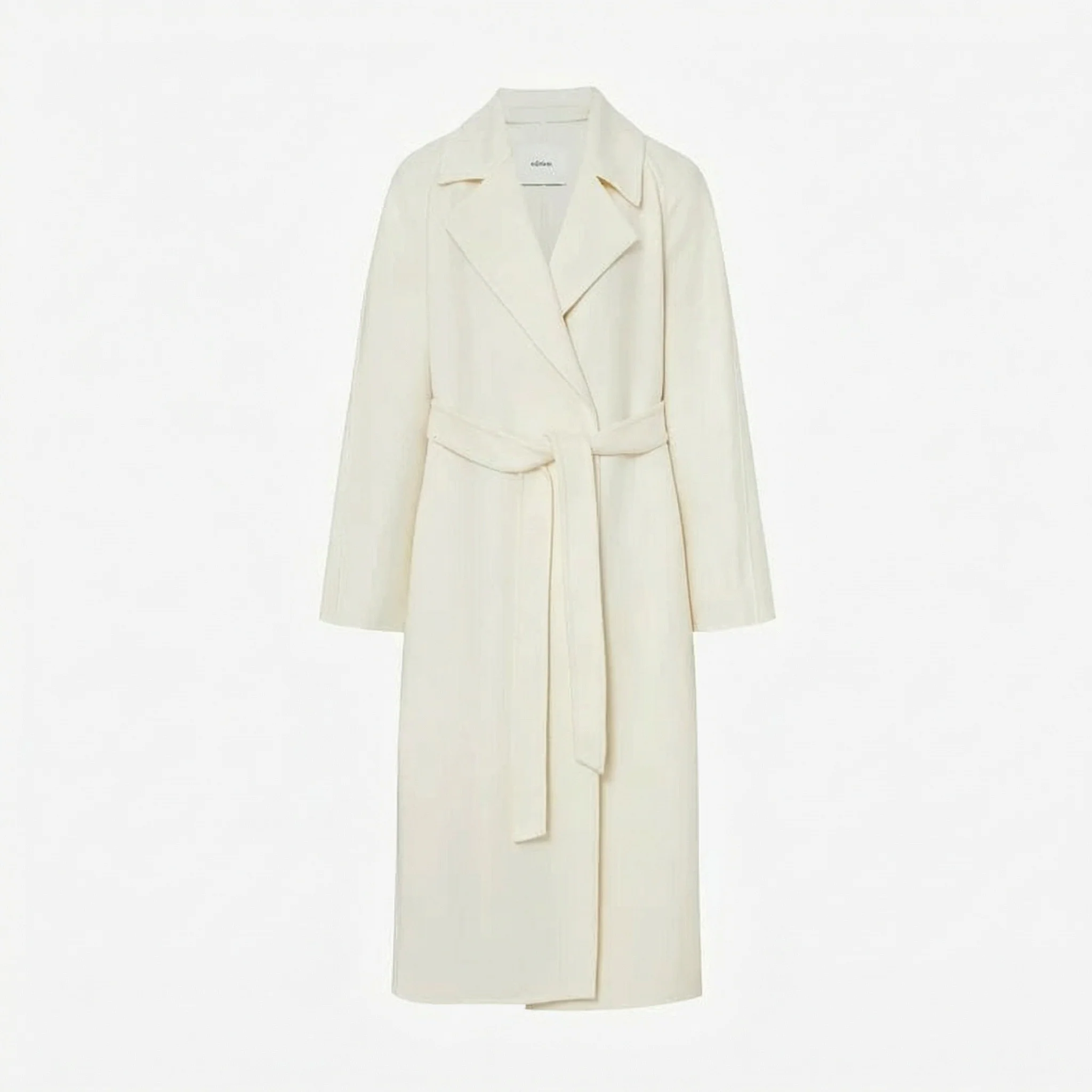 Wide-Lapel Wrap Coat - Image 6