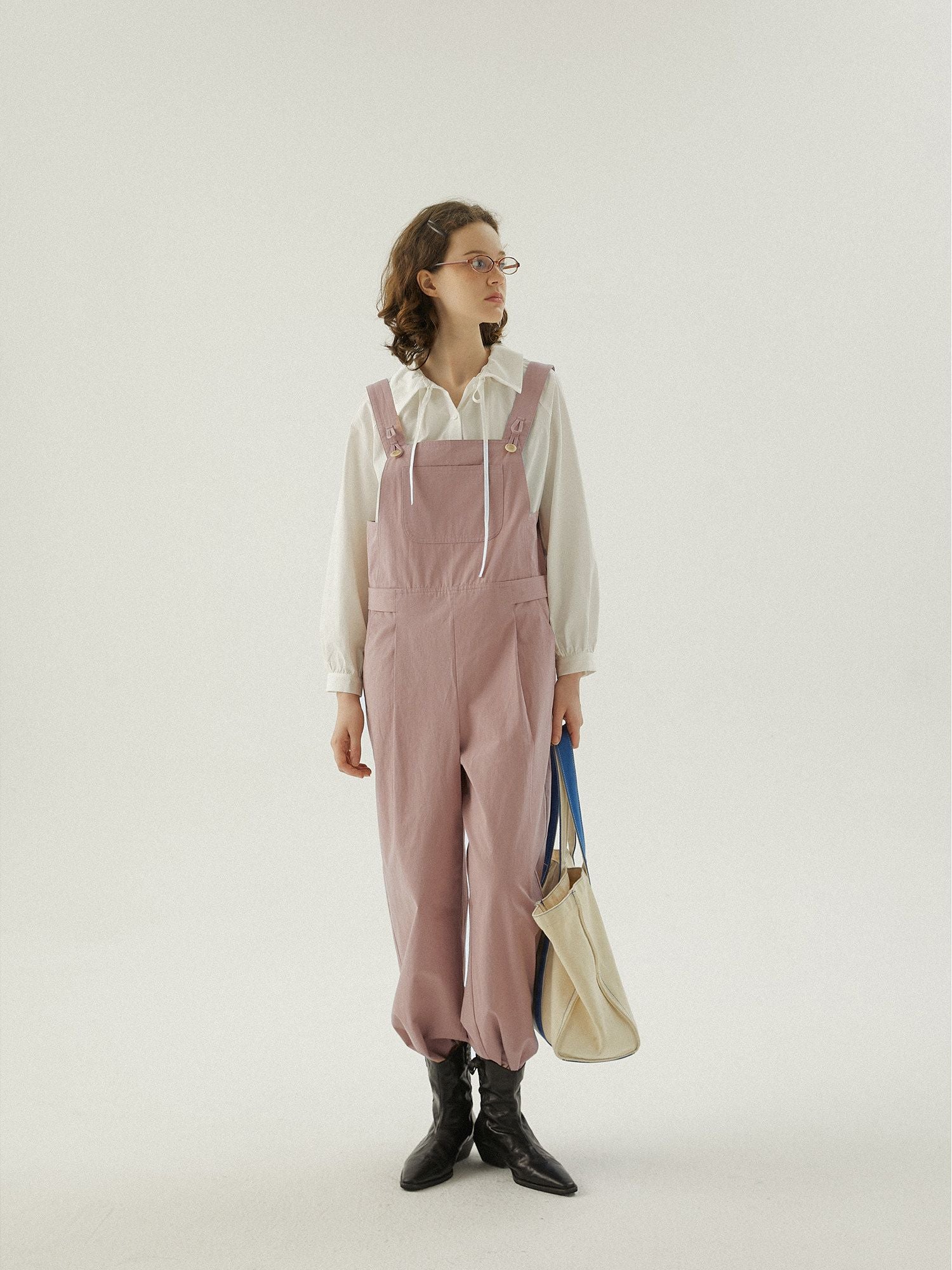 Wide-Leg Bib Overalls - Image 5