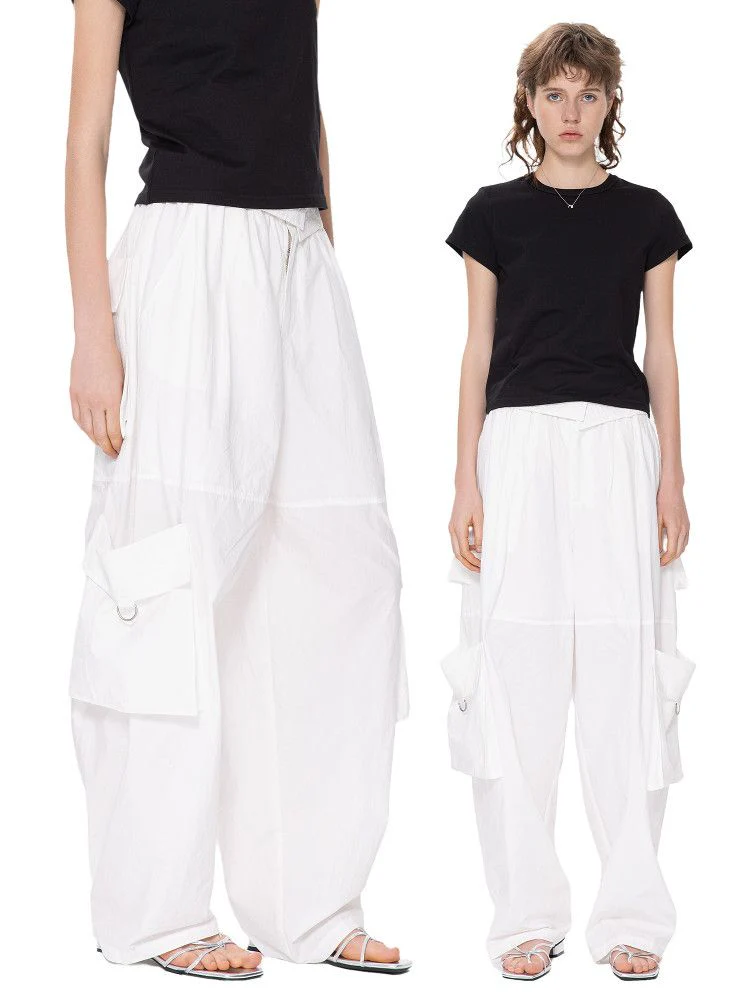 Wide-Leg Cargo Pants - Image 3
