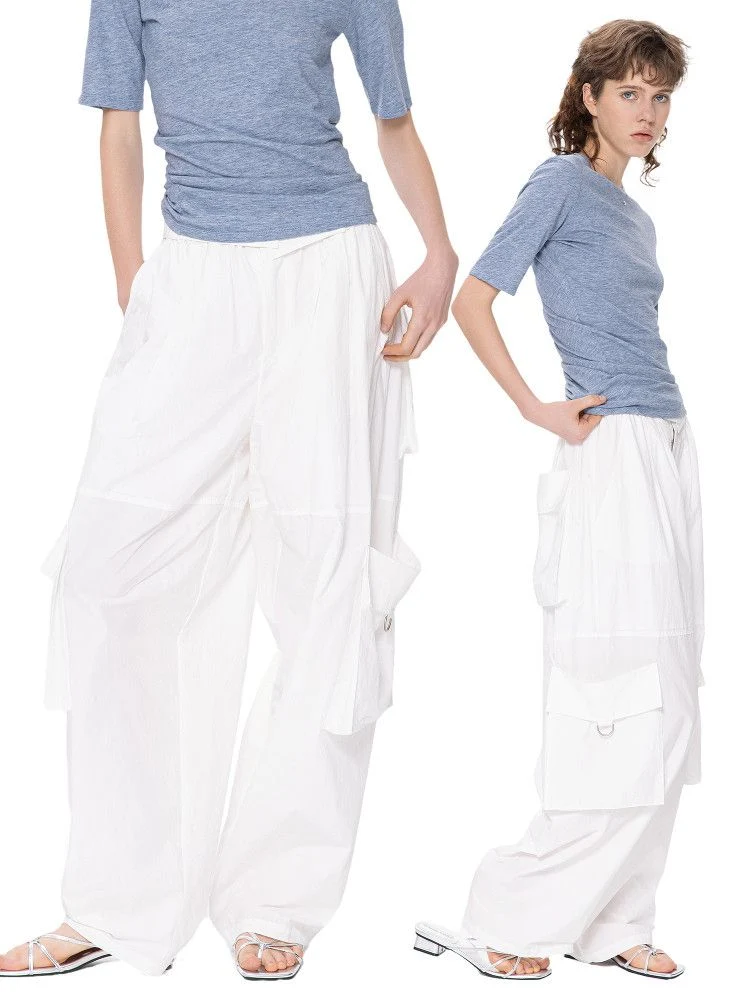 Wide-Leg Cargo Pants - Image 4