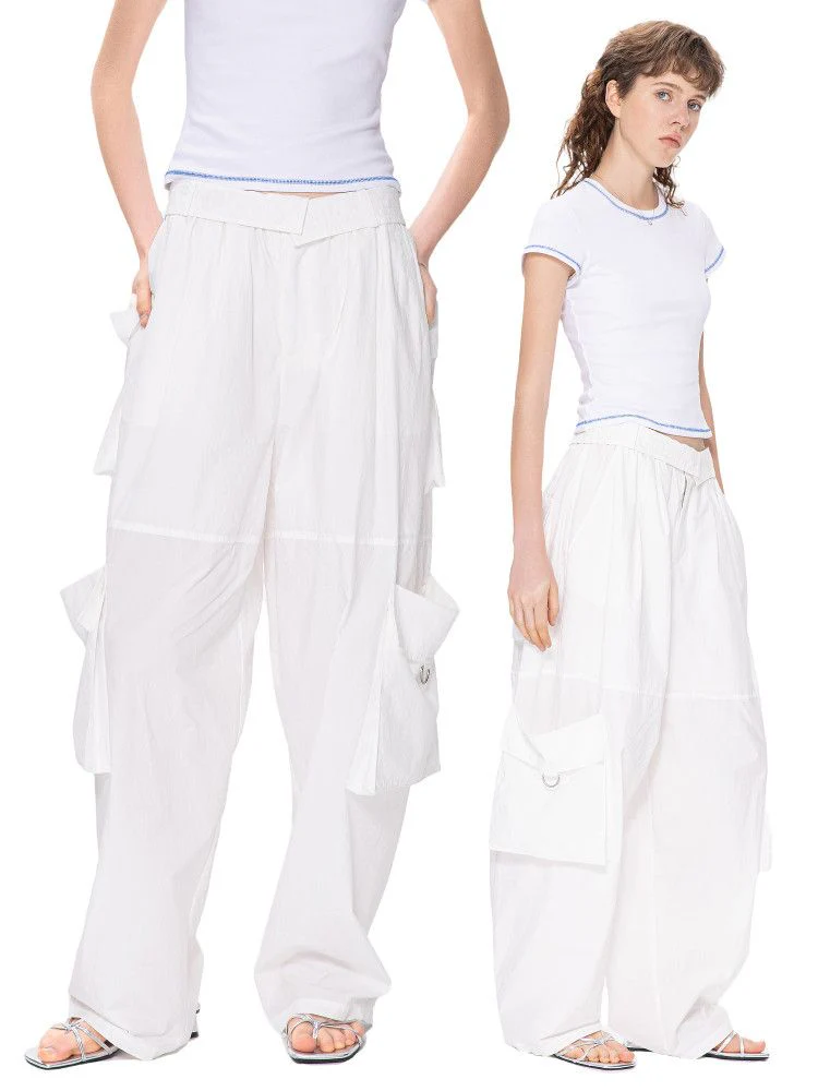 Wide-Leg Cargo Pants - Image 5