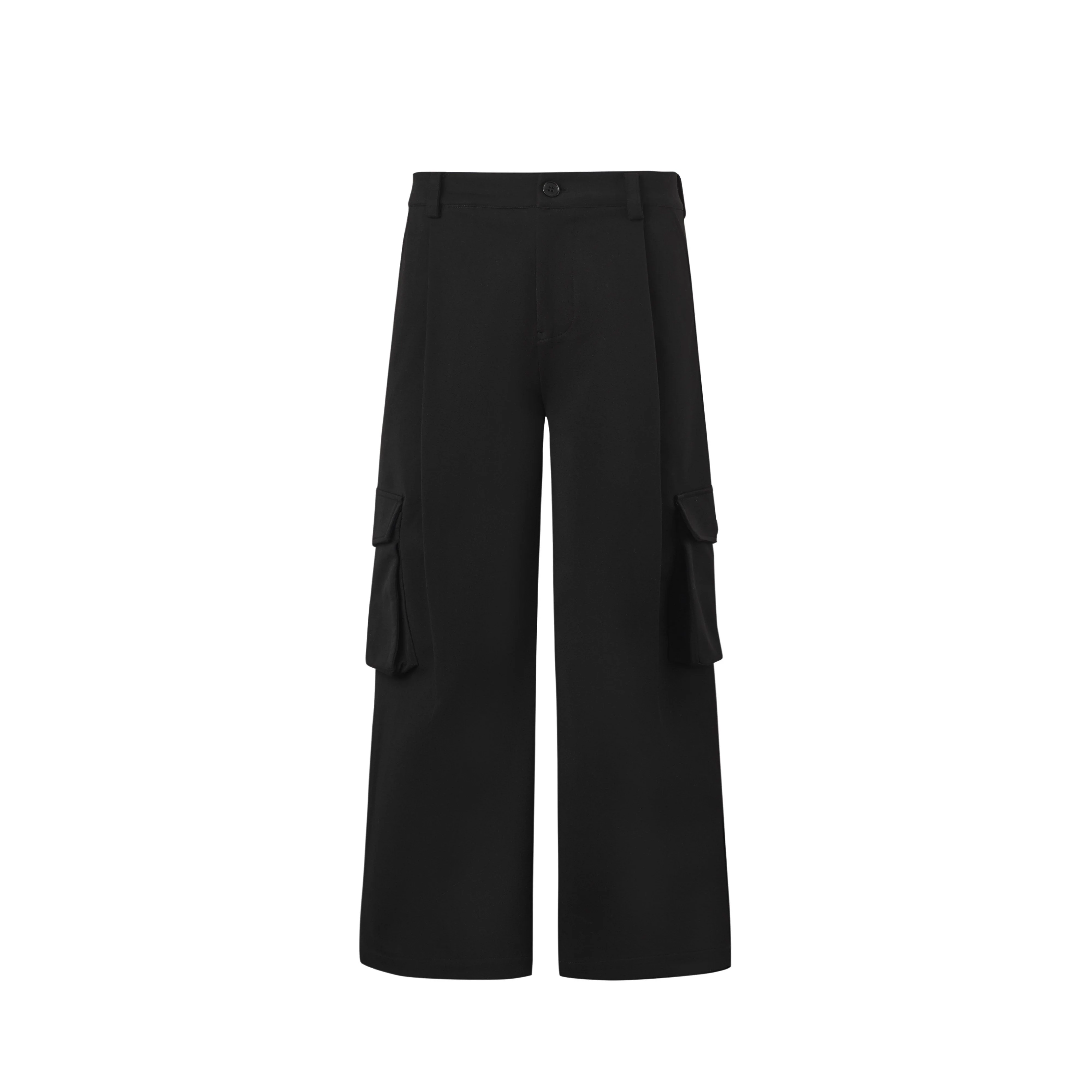 Wide-Leg Cargo Trousers - Image 2