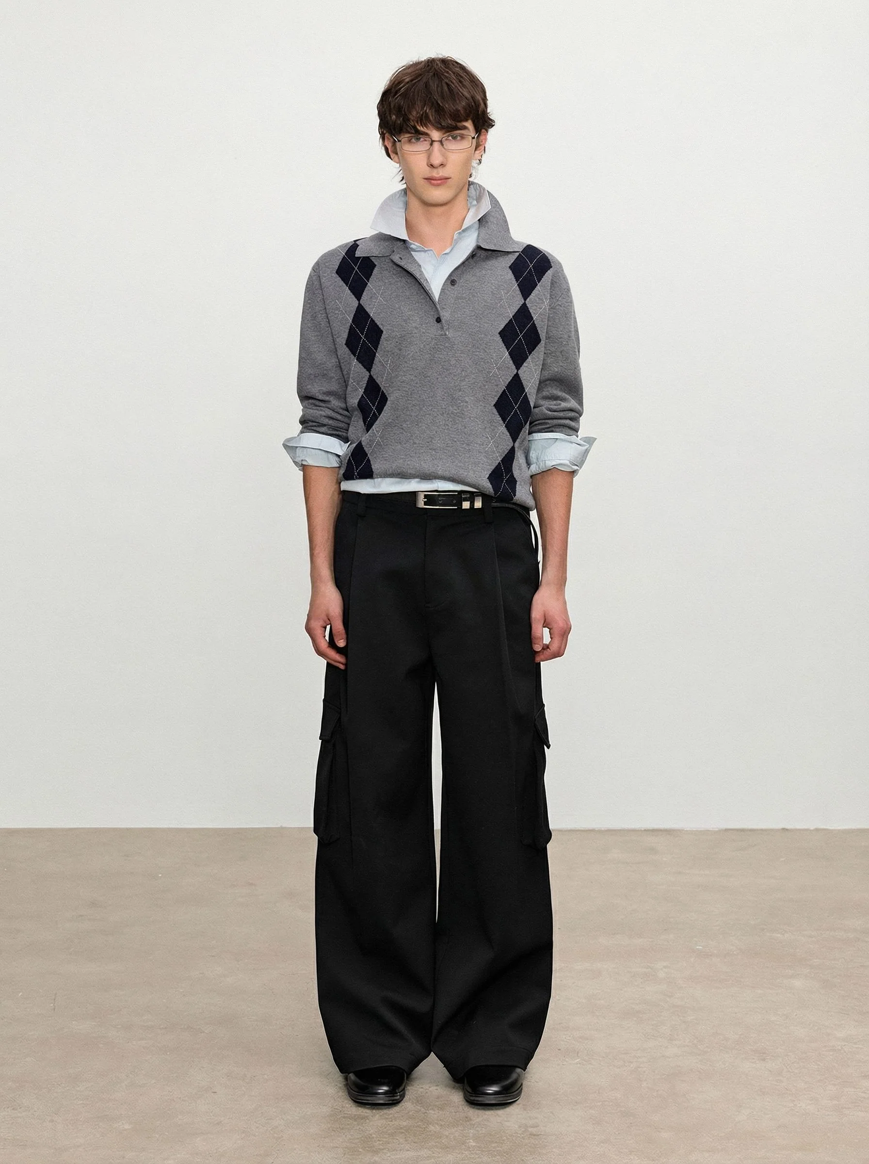 Wide-Leg Cargo Trousers - Image 4