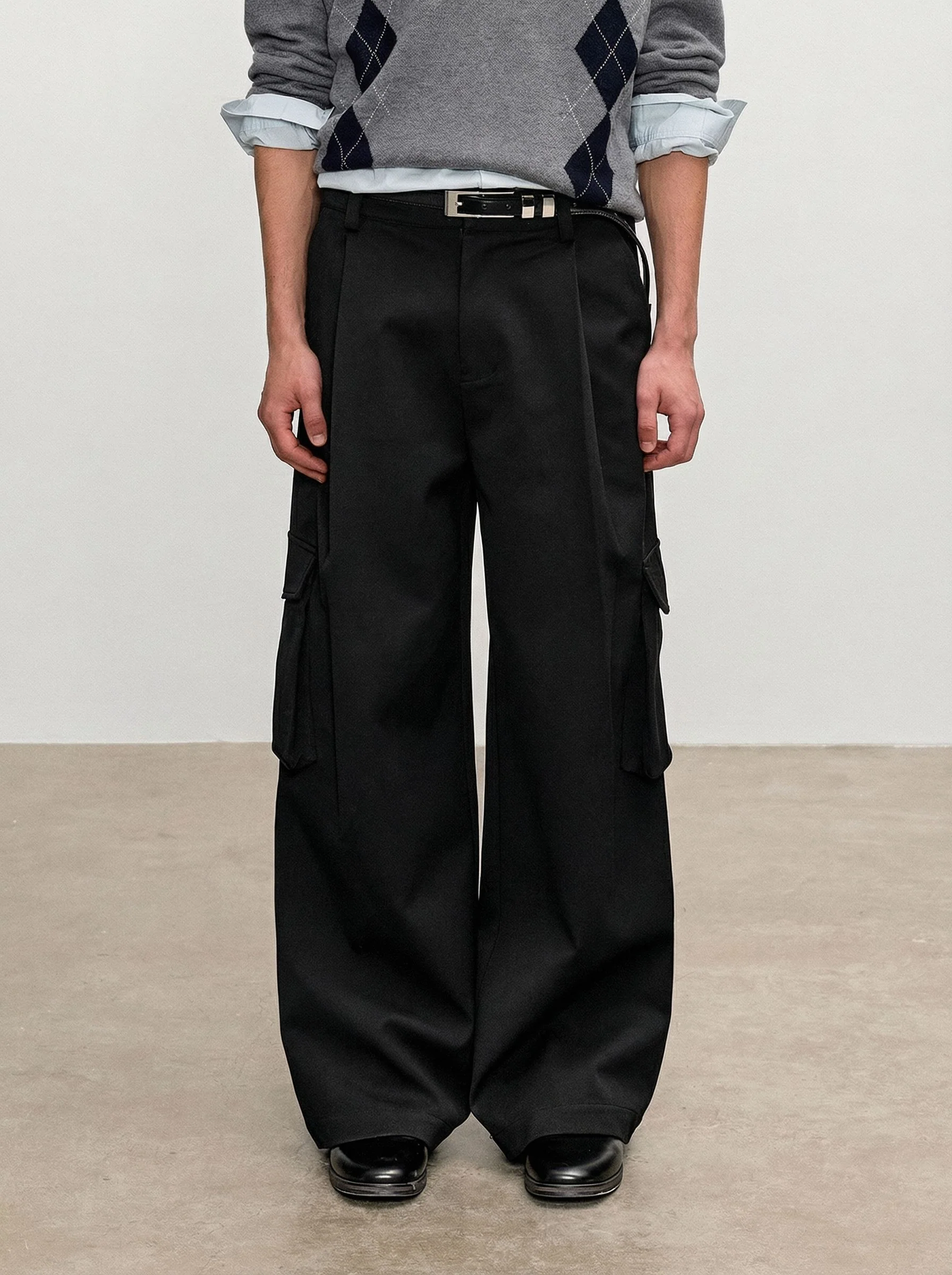 Wide-Leg Cargo Trousers - Image 6