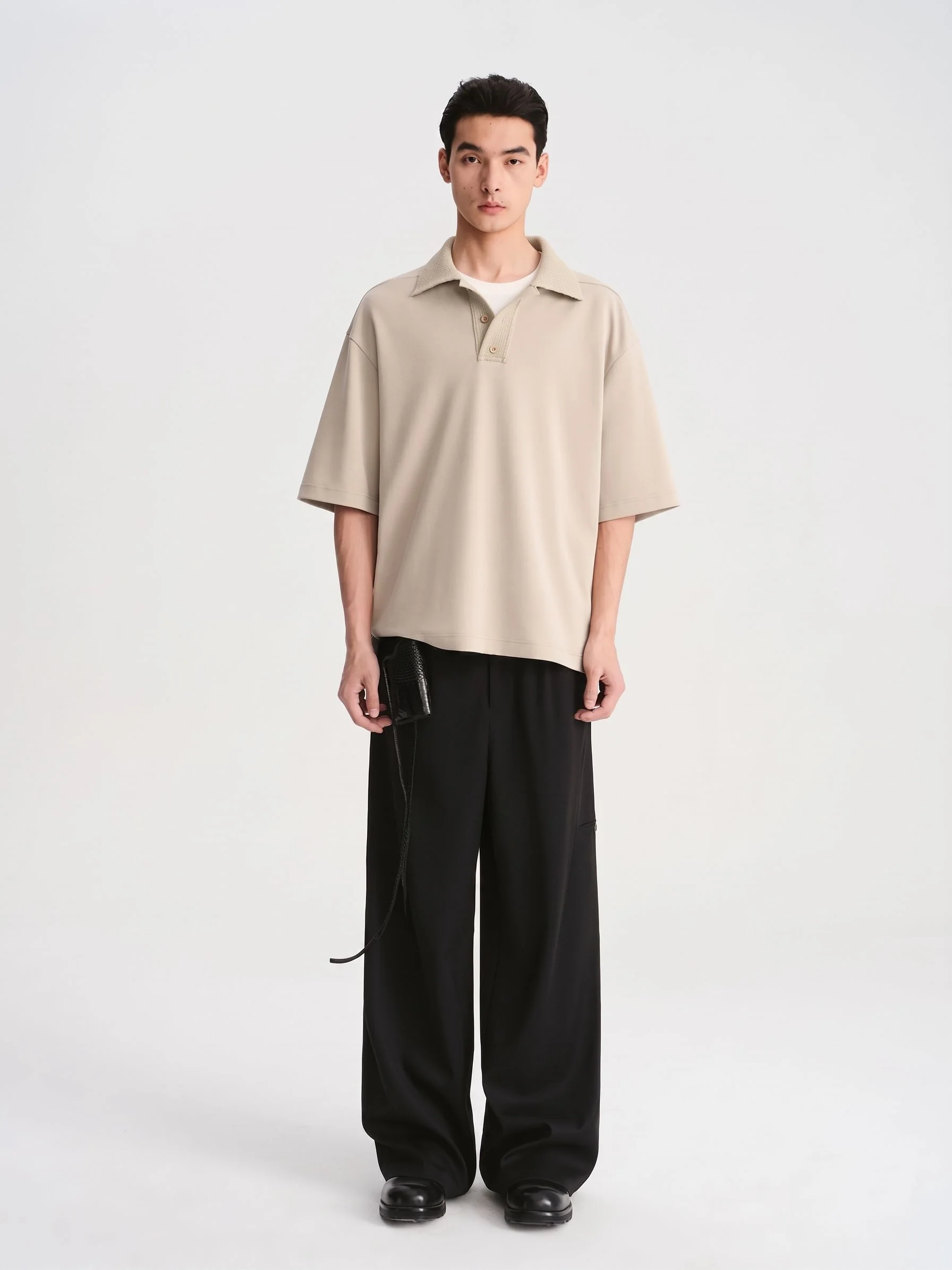 Wide-Leg Cargo Trousers - Image 2