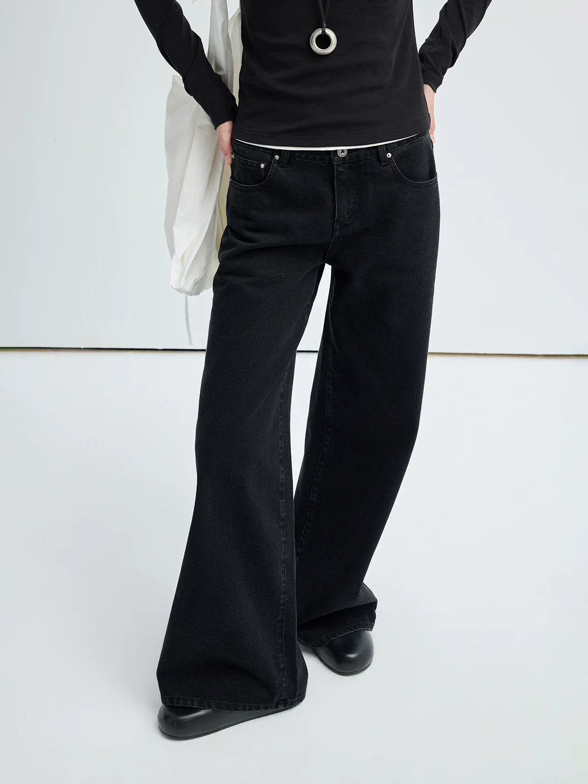 Wide-Leg Cotton Pants - Image 4