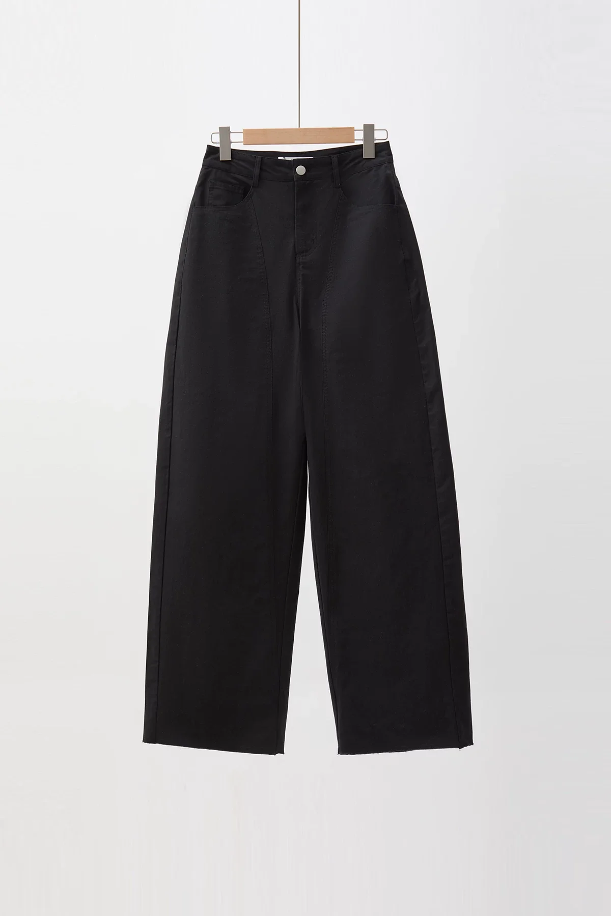 Wide-Leg Cotton Trousers - Image 5
