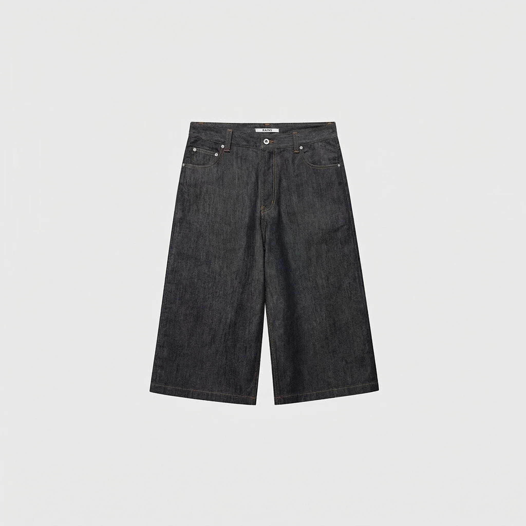 Wide-Leg Denim Culottes - Image 6