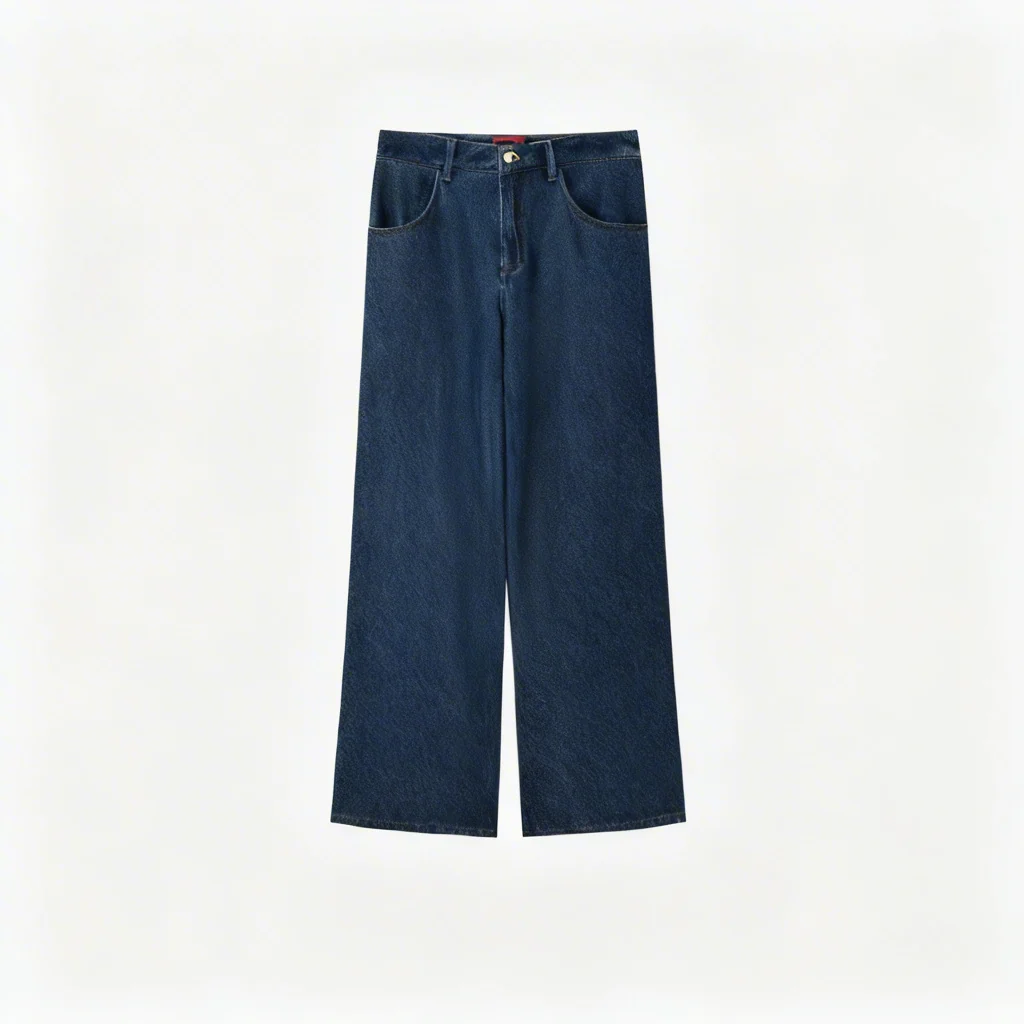 Wide-Leg Denim Jeans - Image 7