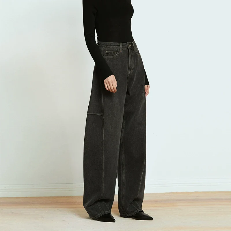 Wide-Leg Denim Jeans - Image 2