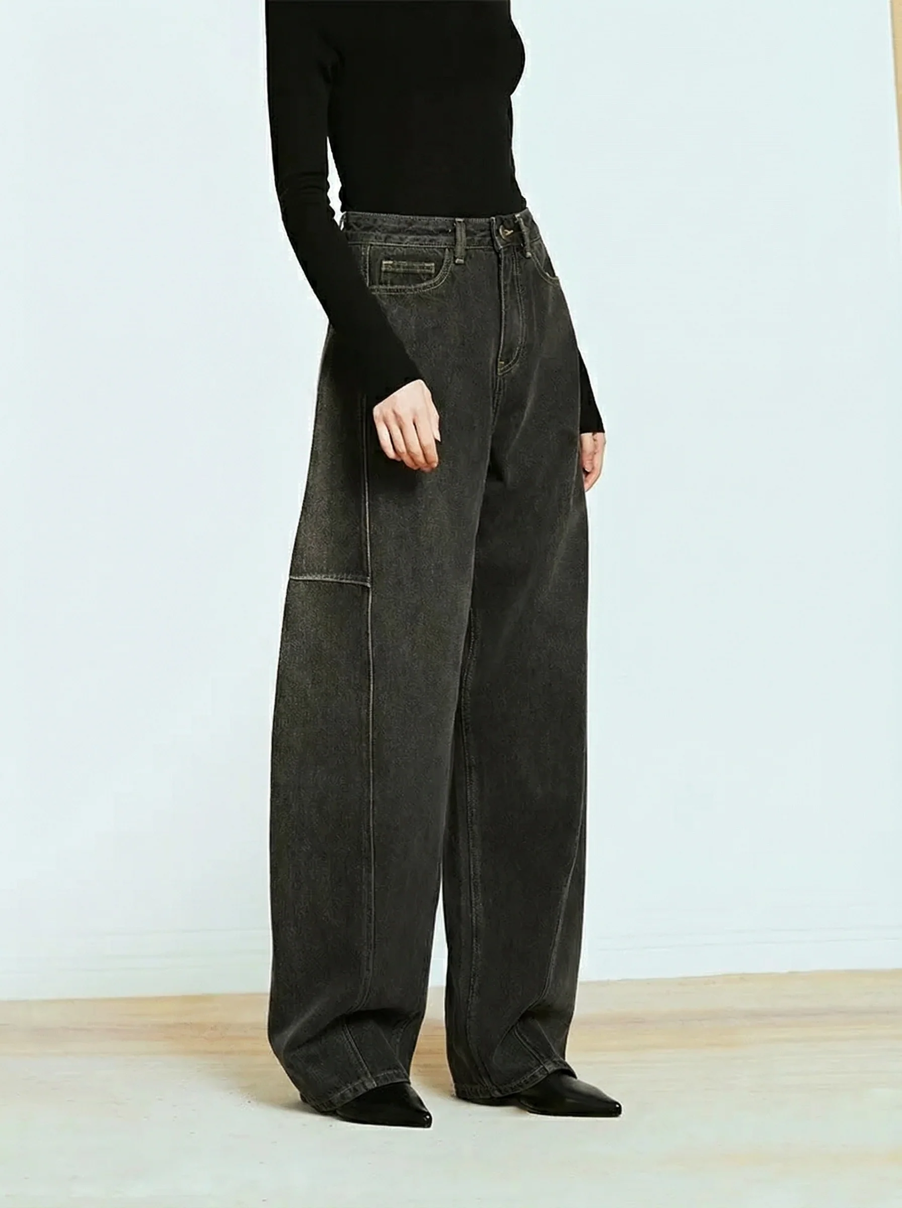 Wide-Leg Denim Jeans - Image 5