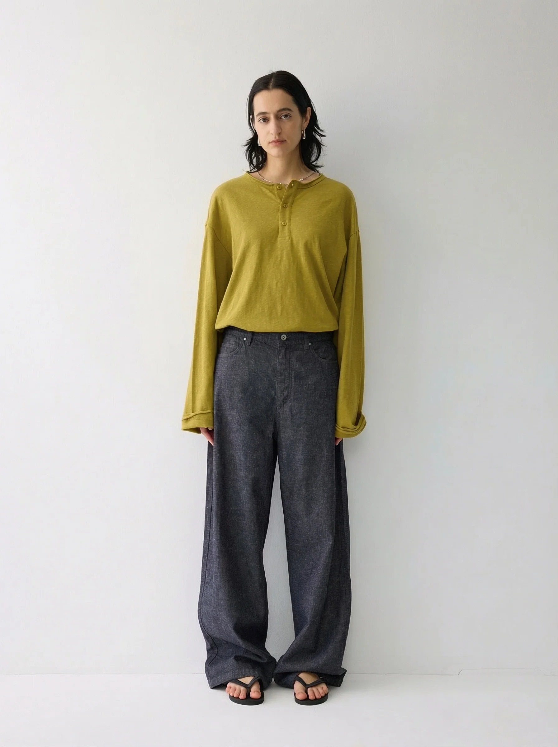 Wide-Leg Denim Pants - Image 8