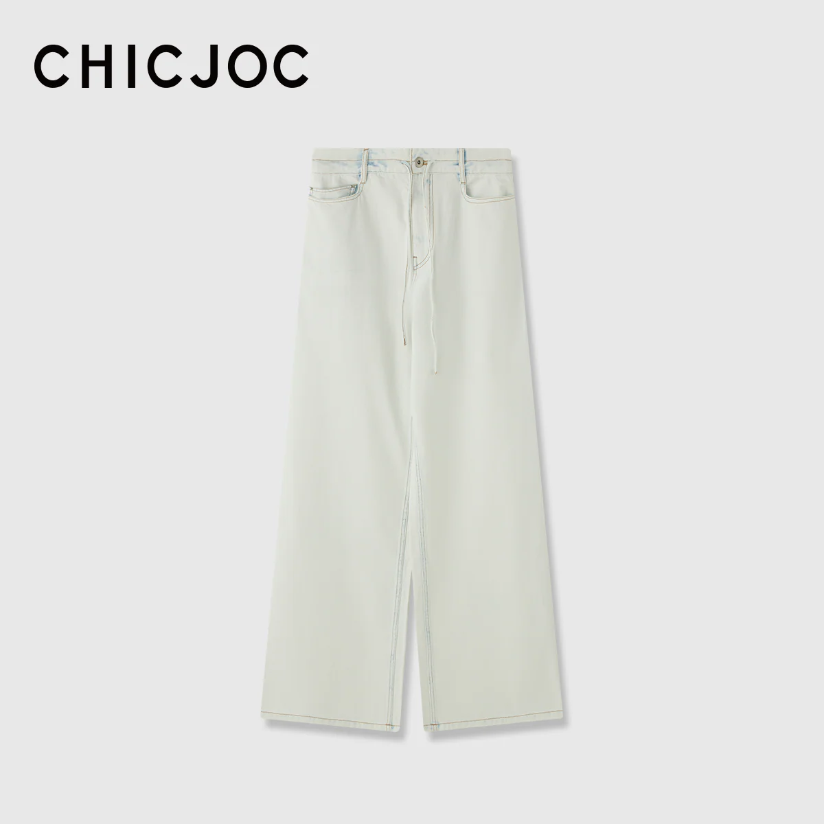 Wide-Leg Drawstring Jeans - Image 7