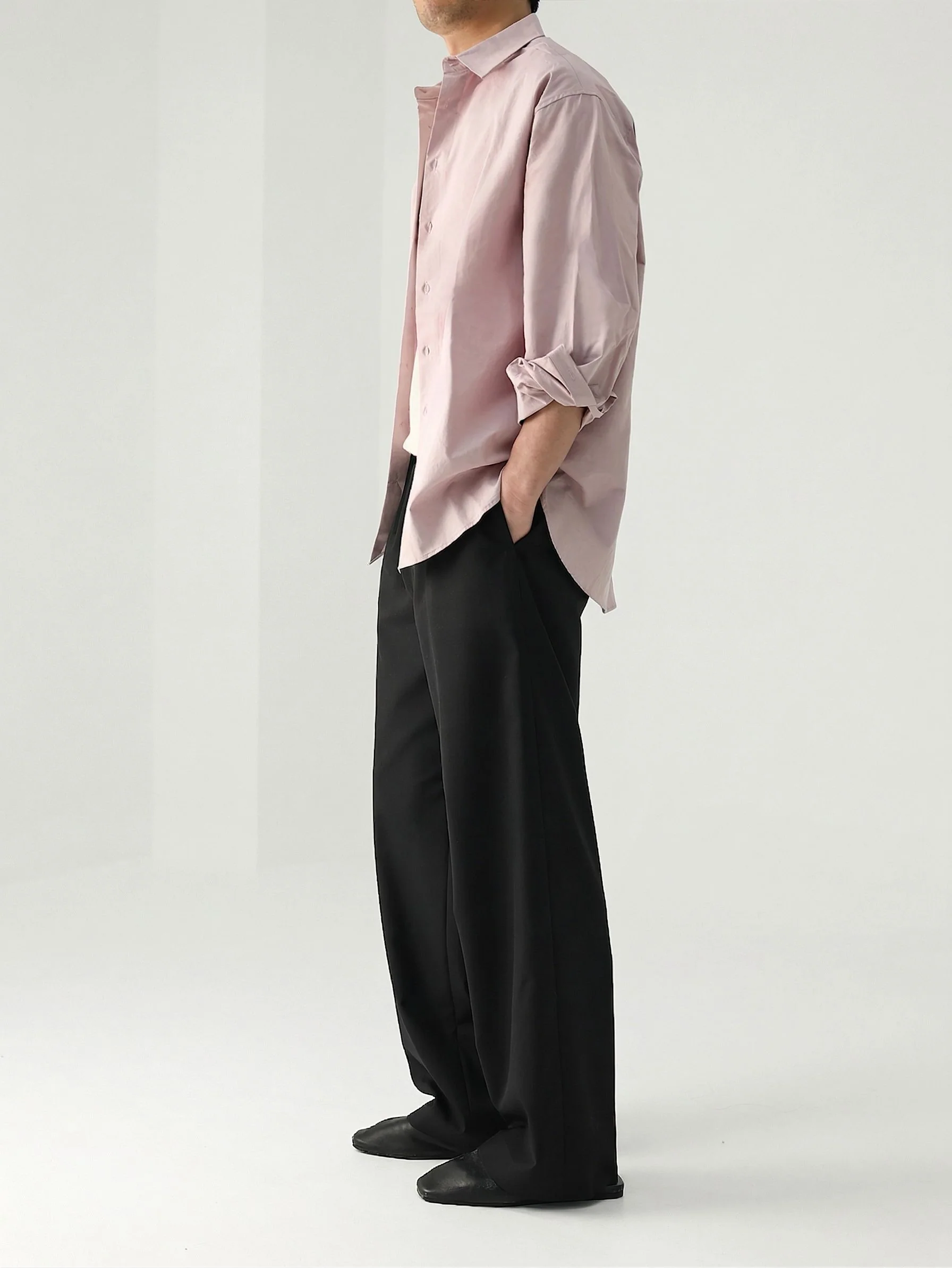 Wide-Leg Drawstring Trousers - Image 2