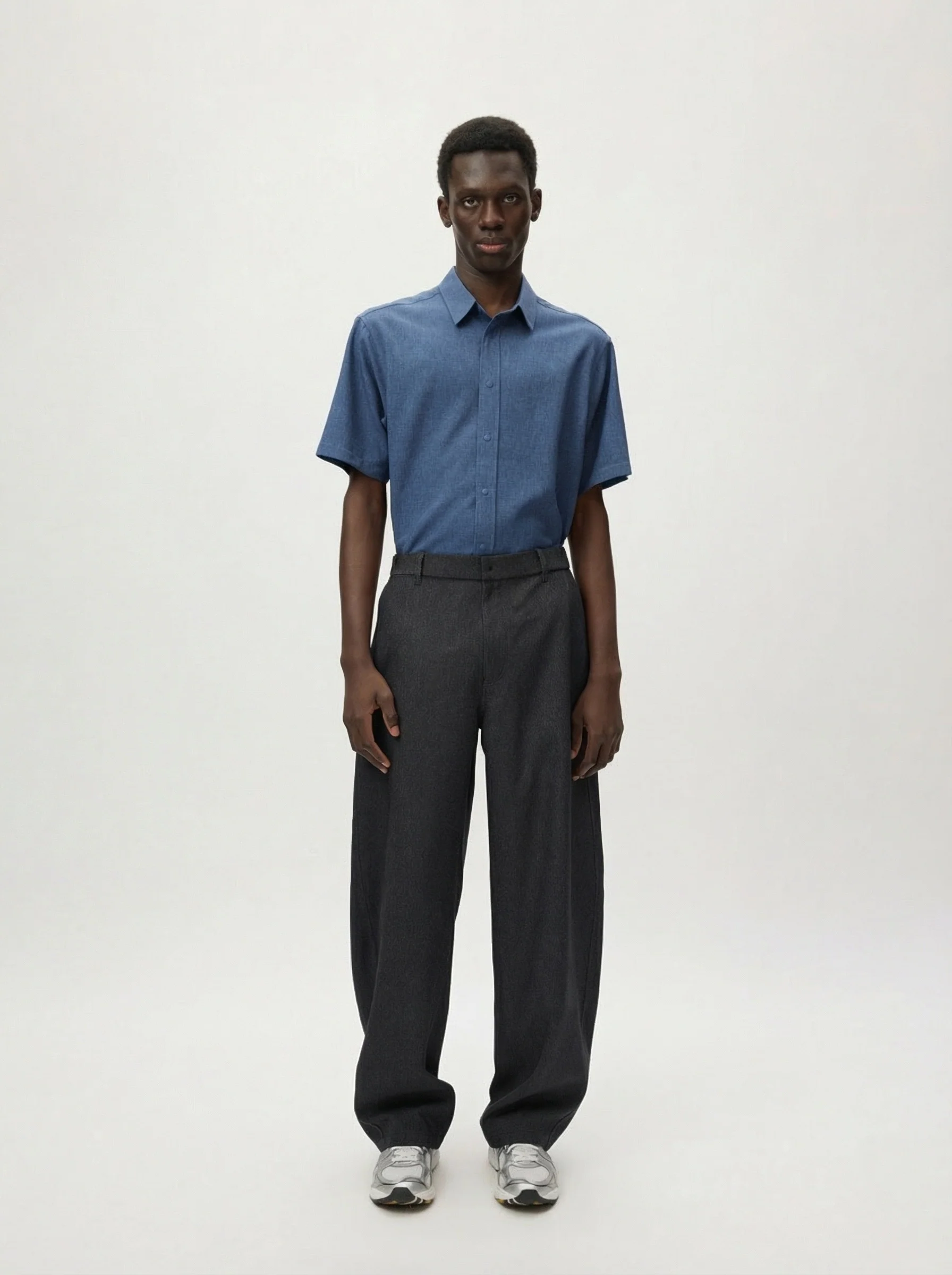 Wide-Leg Drawstring Trousers - Image 4
