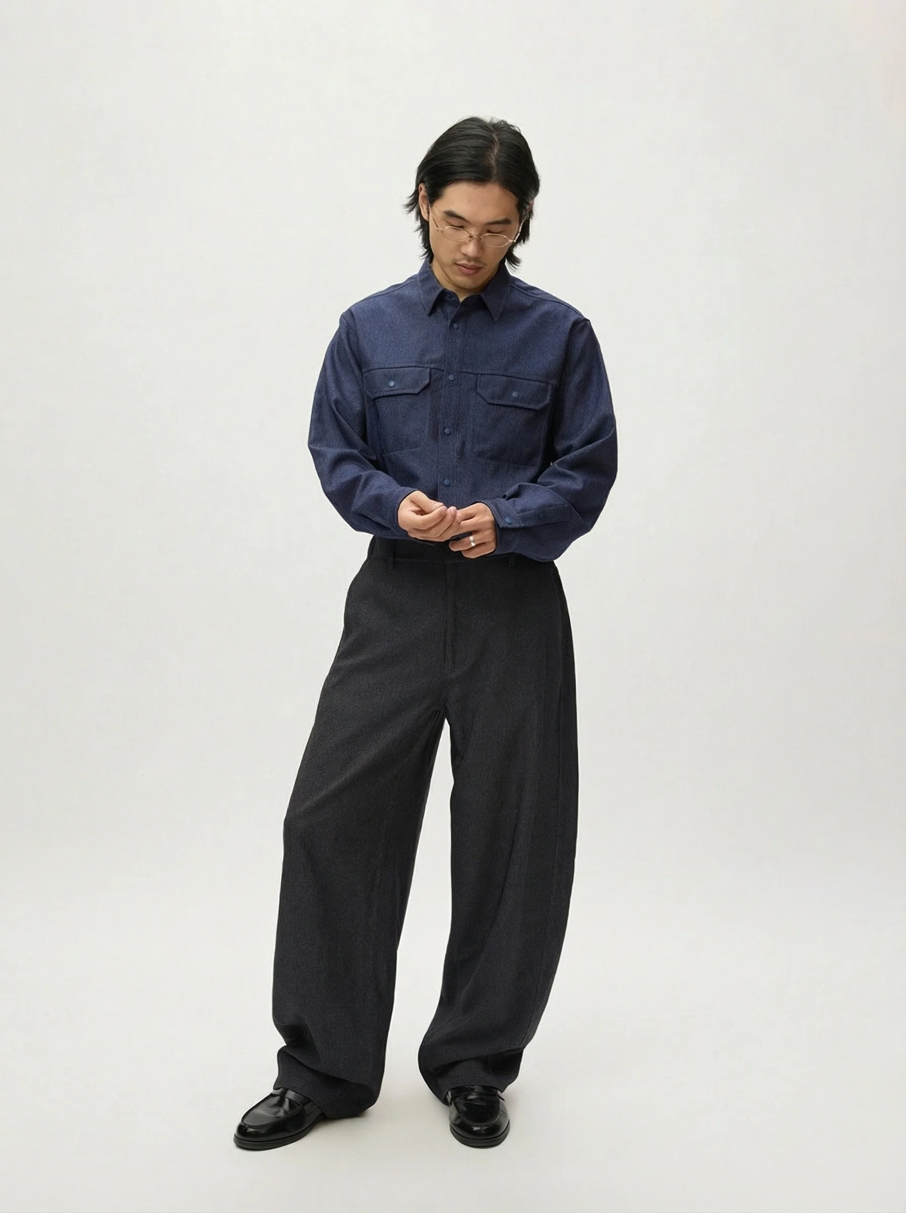Wide-Leg Drawstring Trousers - Image 5