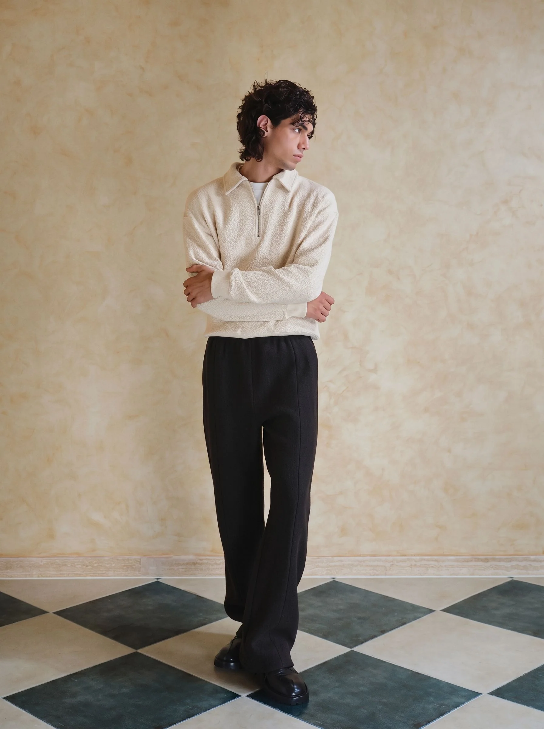 Wide-Leg Drawstring Trousers - Image 5
