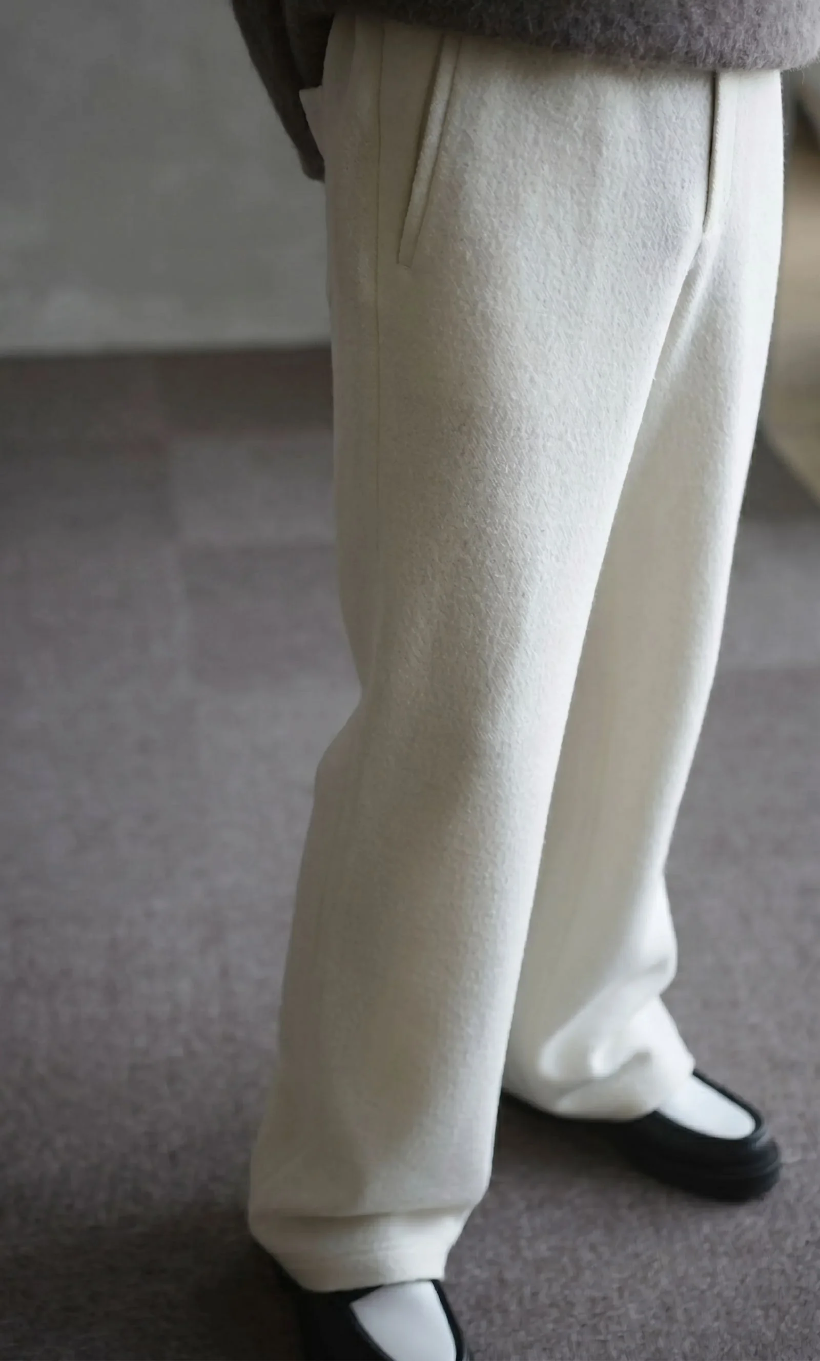 Wide-Leg Drawstring Trousers - Image 3