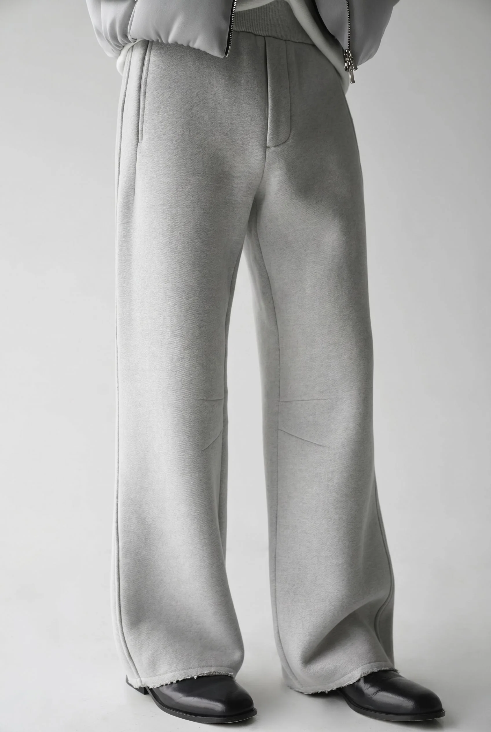 Wide-Leg Fleece Pants - Image 3