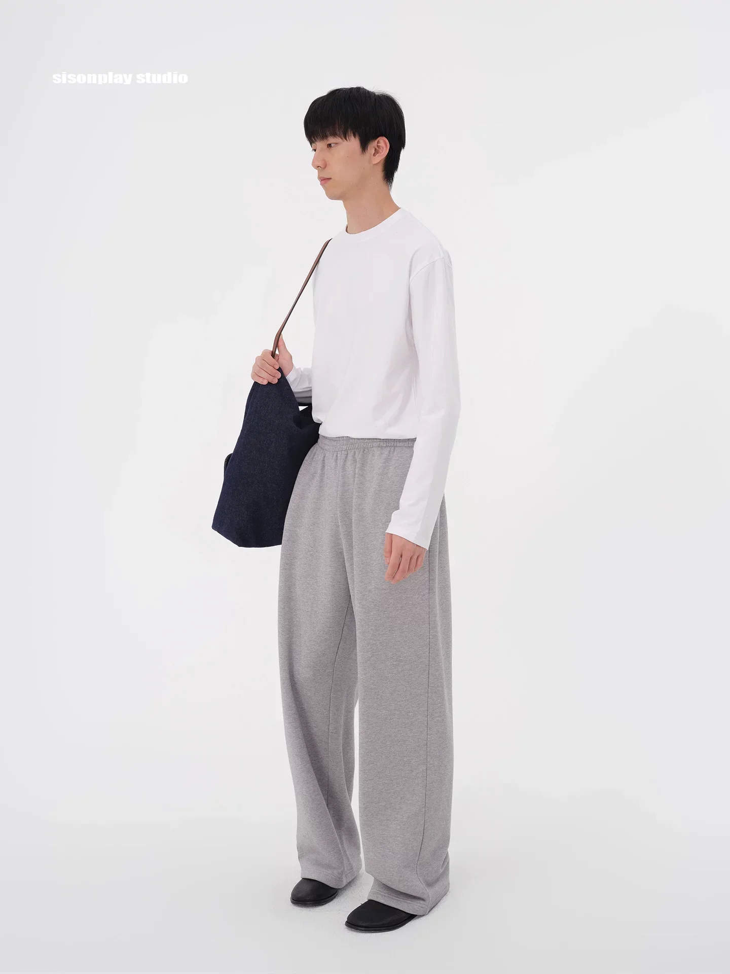 Wide-Leg Fleece Sweatpants - Image 3