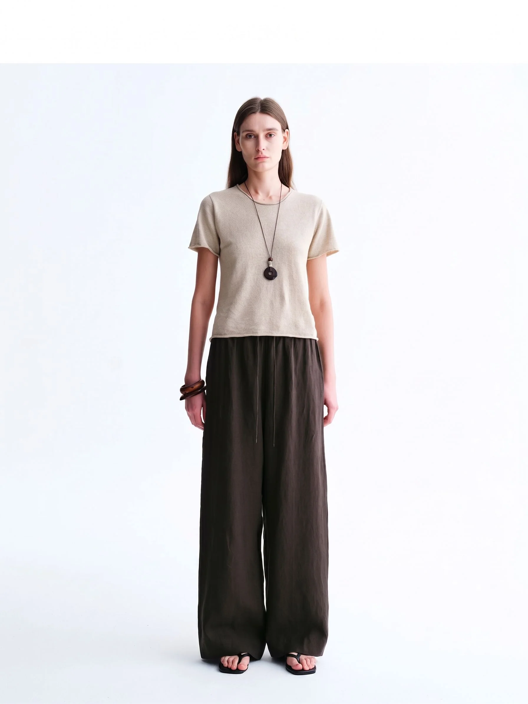 Wide-Leg Hemp Pants - Image 4