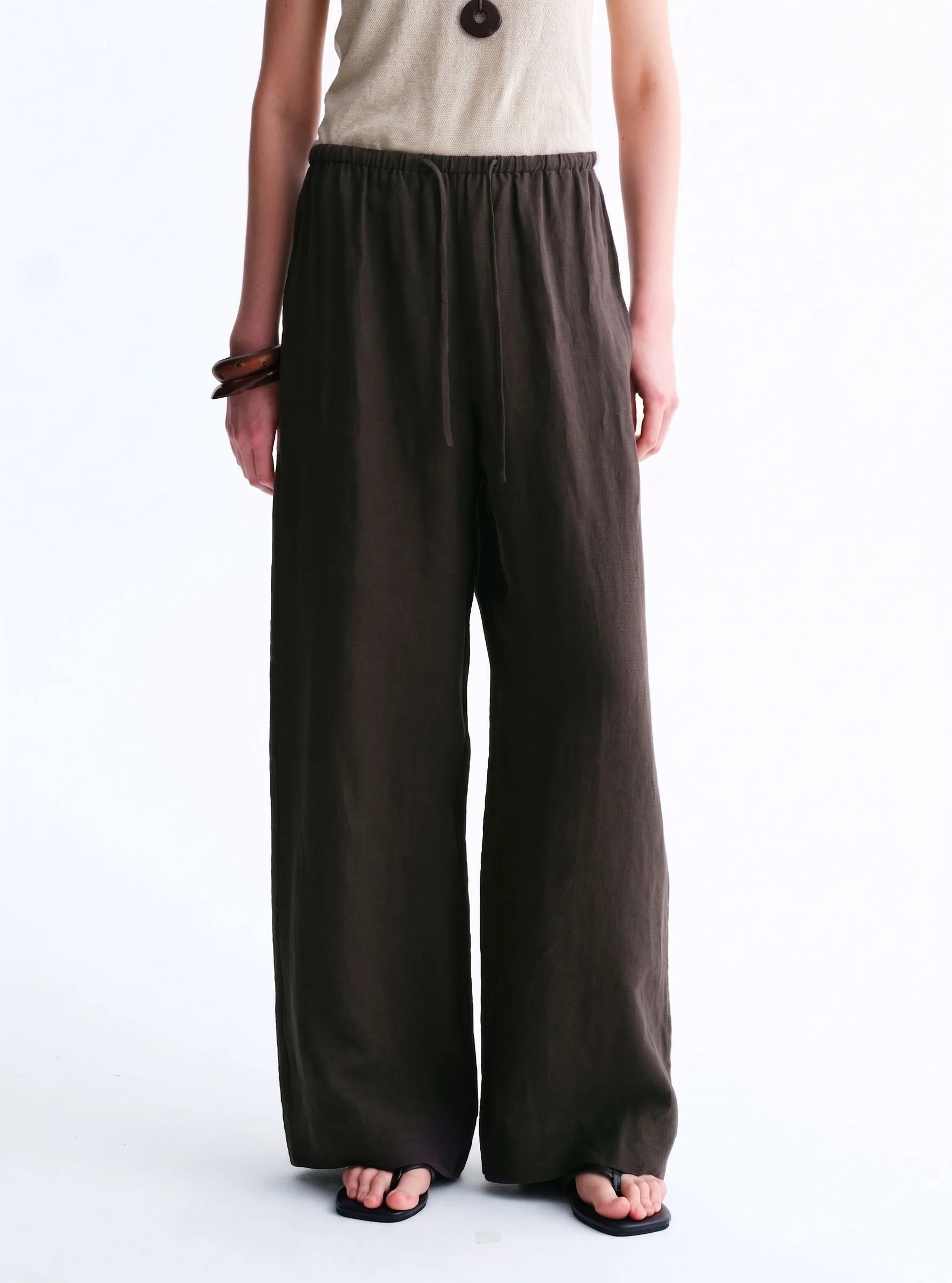 Wide-Leg Hemp Pants - Image 6