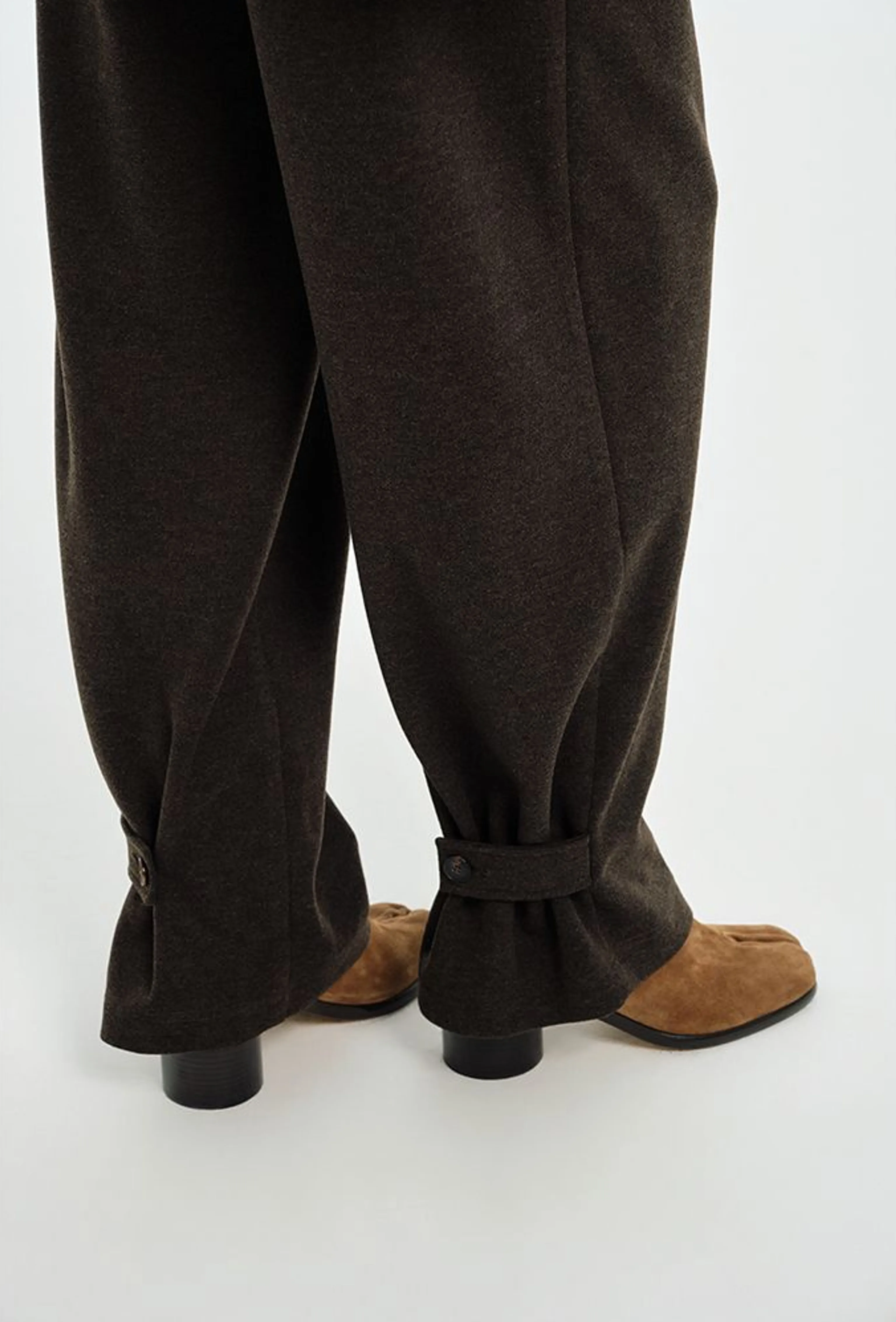 Wide-Leg High-Waisted Trousers - Image 4