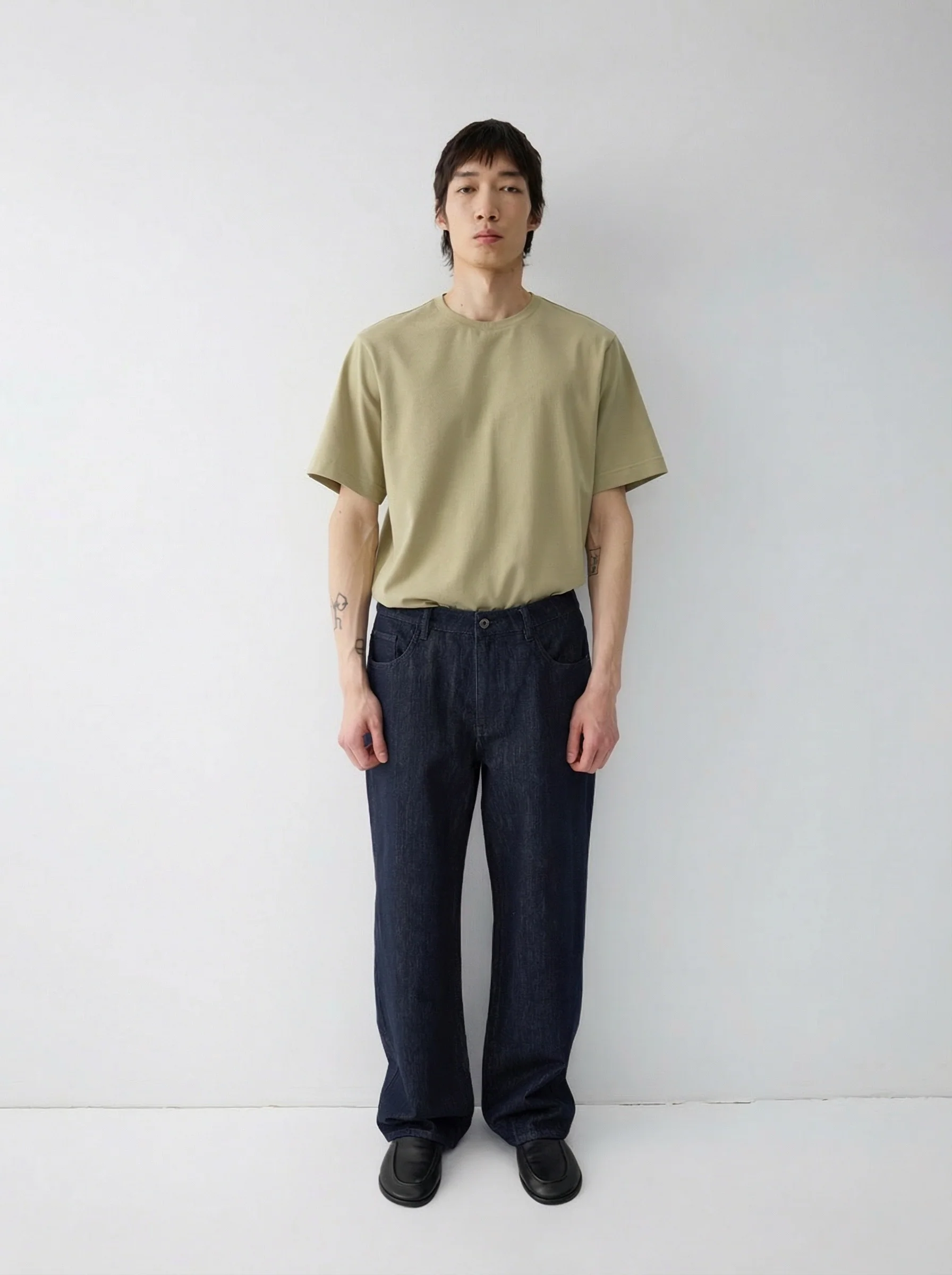 Wide-Leg Indigo Jeans - Image 2