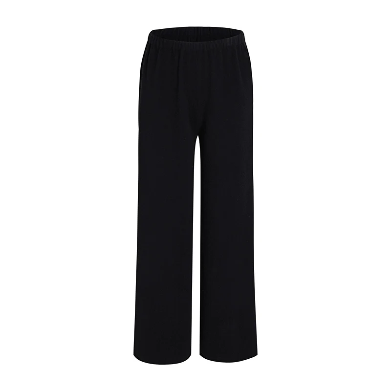 Wide-Leg Knit Pants - Image 9