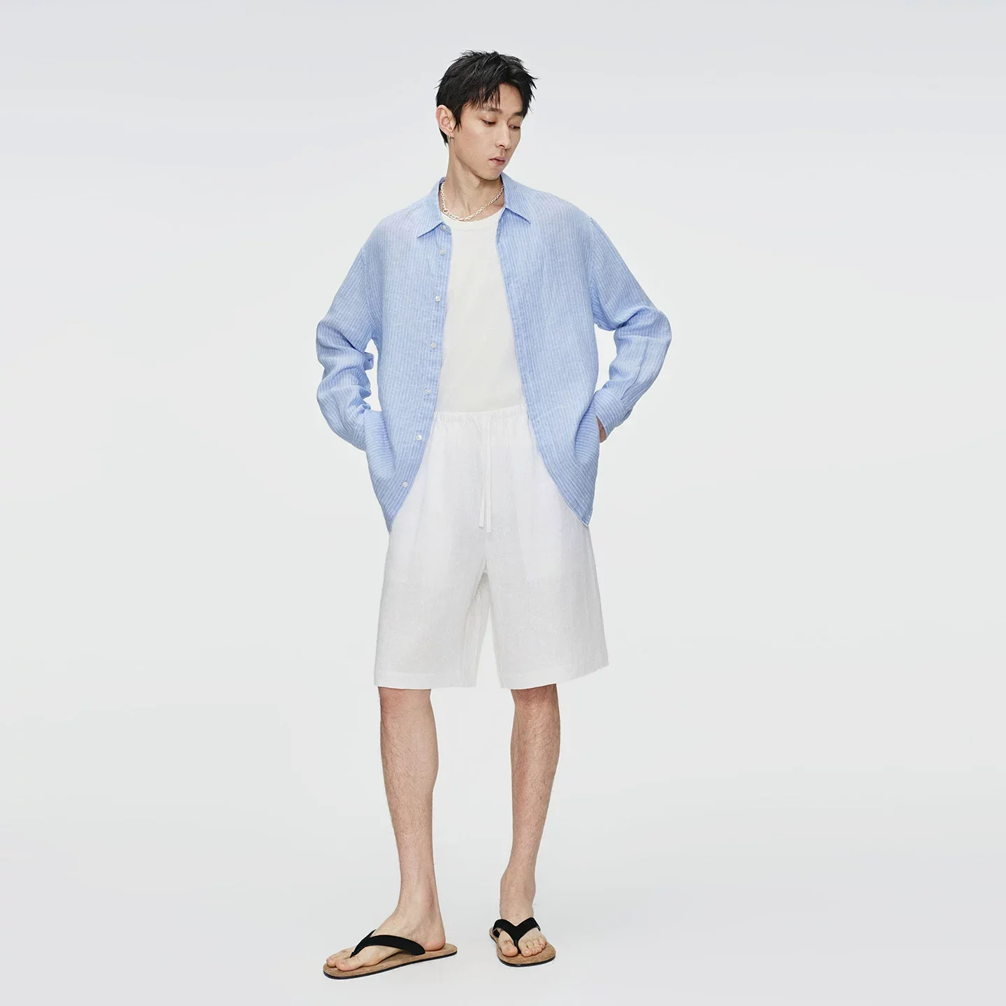 Wide-Leg Linen Pants - Image 10