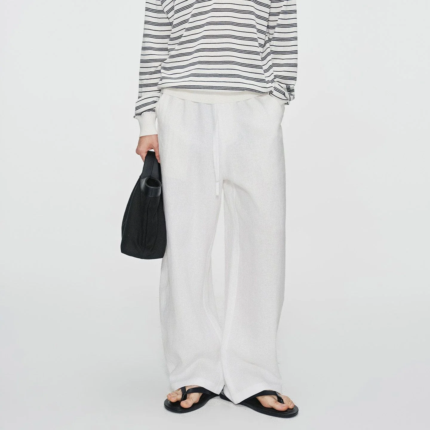 Wide-Leg Linen Pants - Image 6
