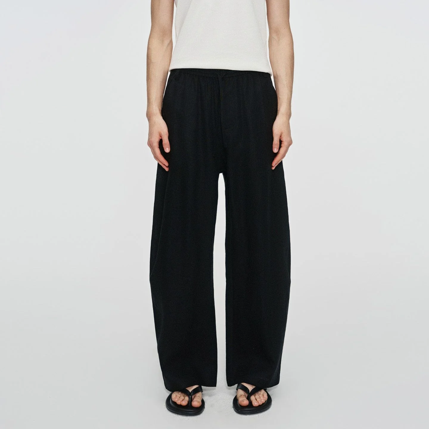 Wide-Leg Linen Pants - Image 7