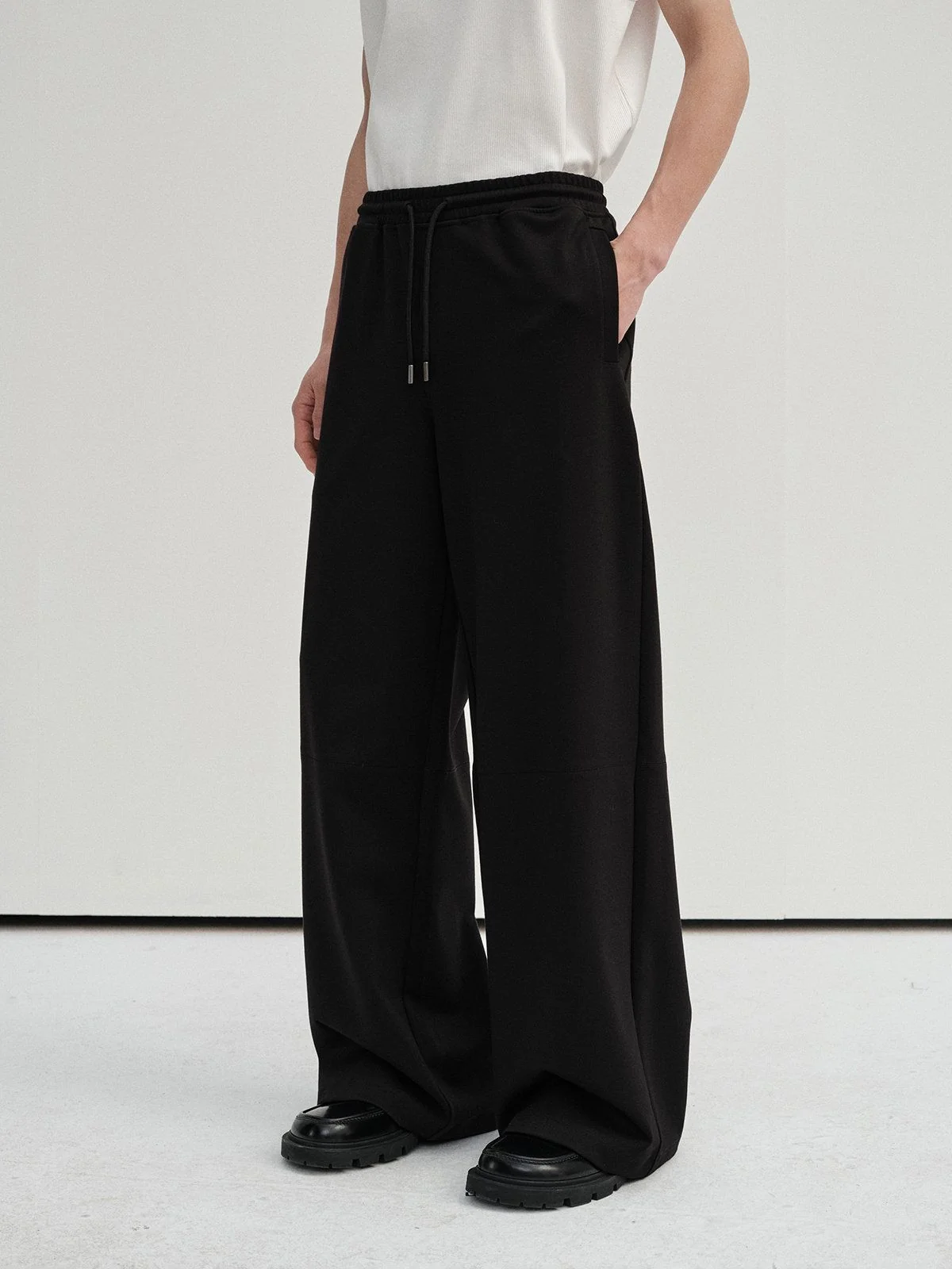 Wide-Leg Lounge Pants
