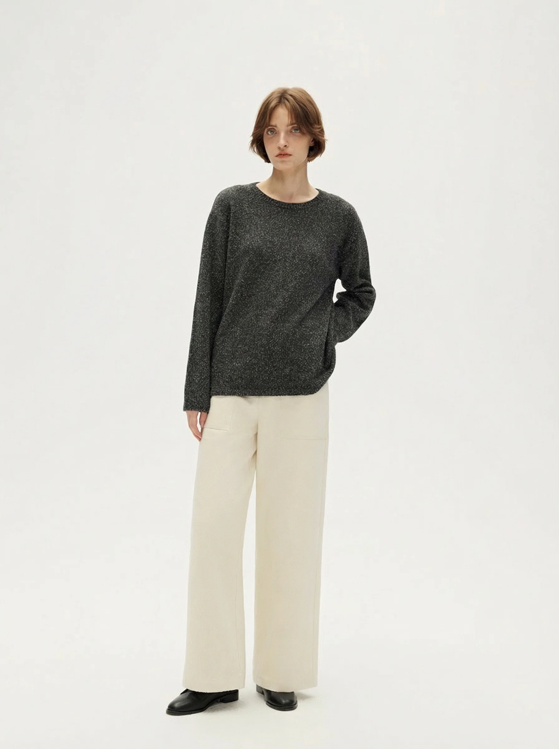 Wide-Leg Patch Pocket Pants - Image 3
