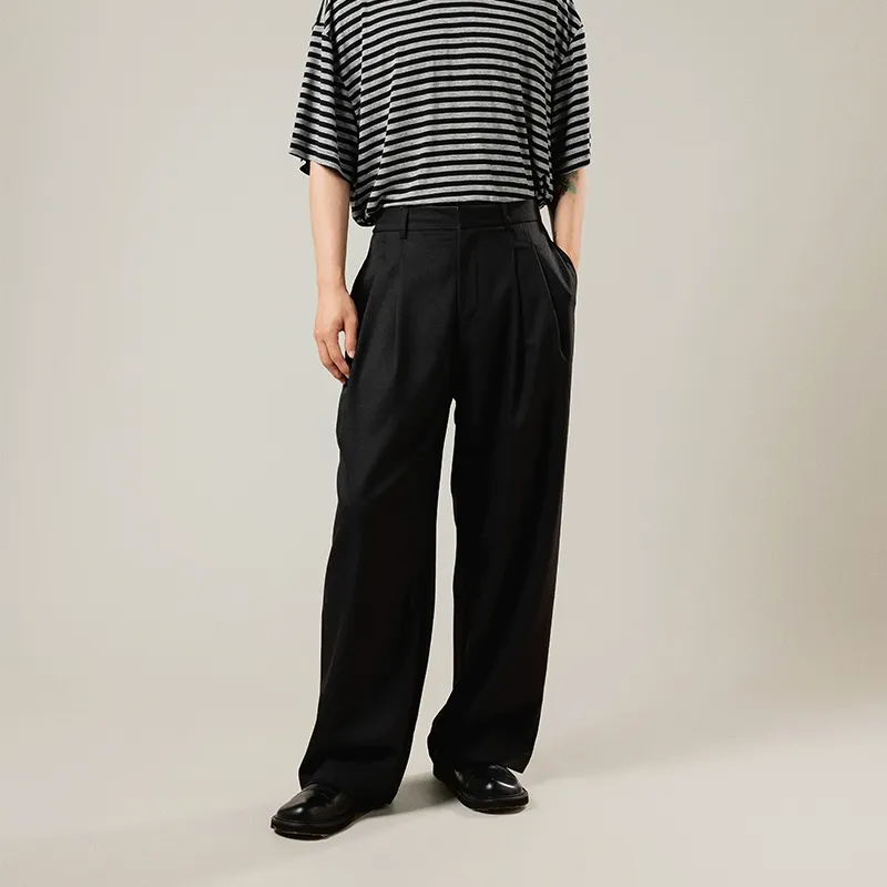 Wide-Leg Pleated Trousers - Image 6