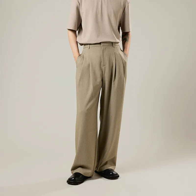 Wide-Leg Pleated Trousers - Image 7