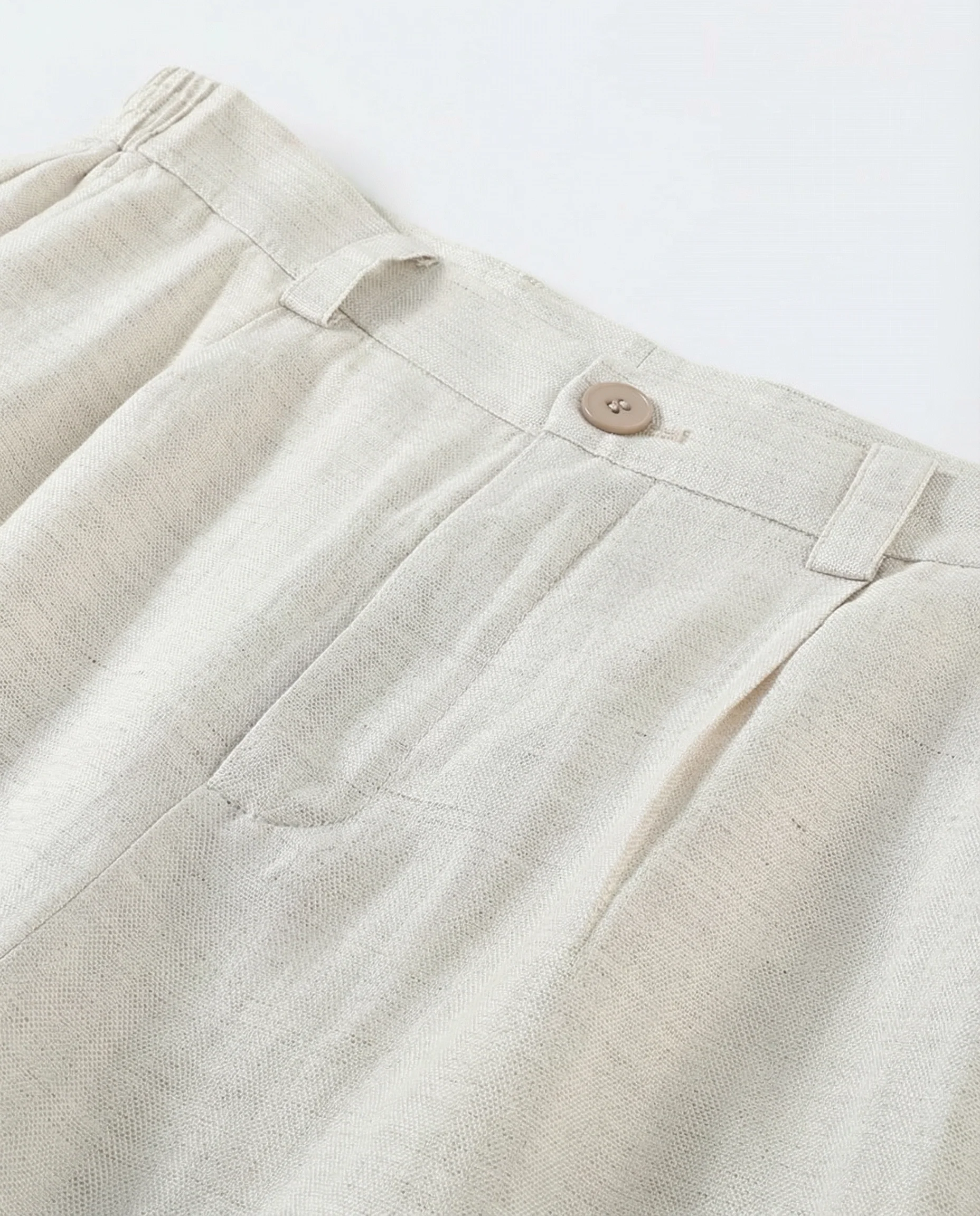 Wide-Leg Pleated Trousers - Image 6
