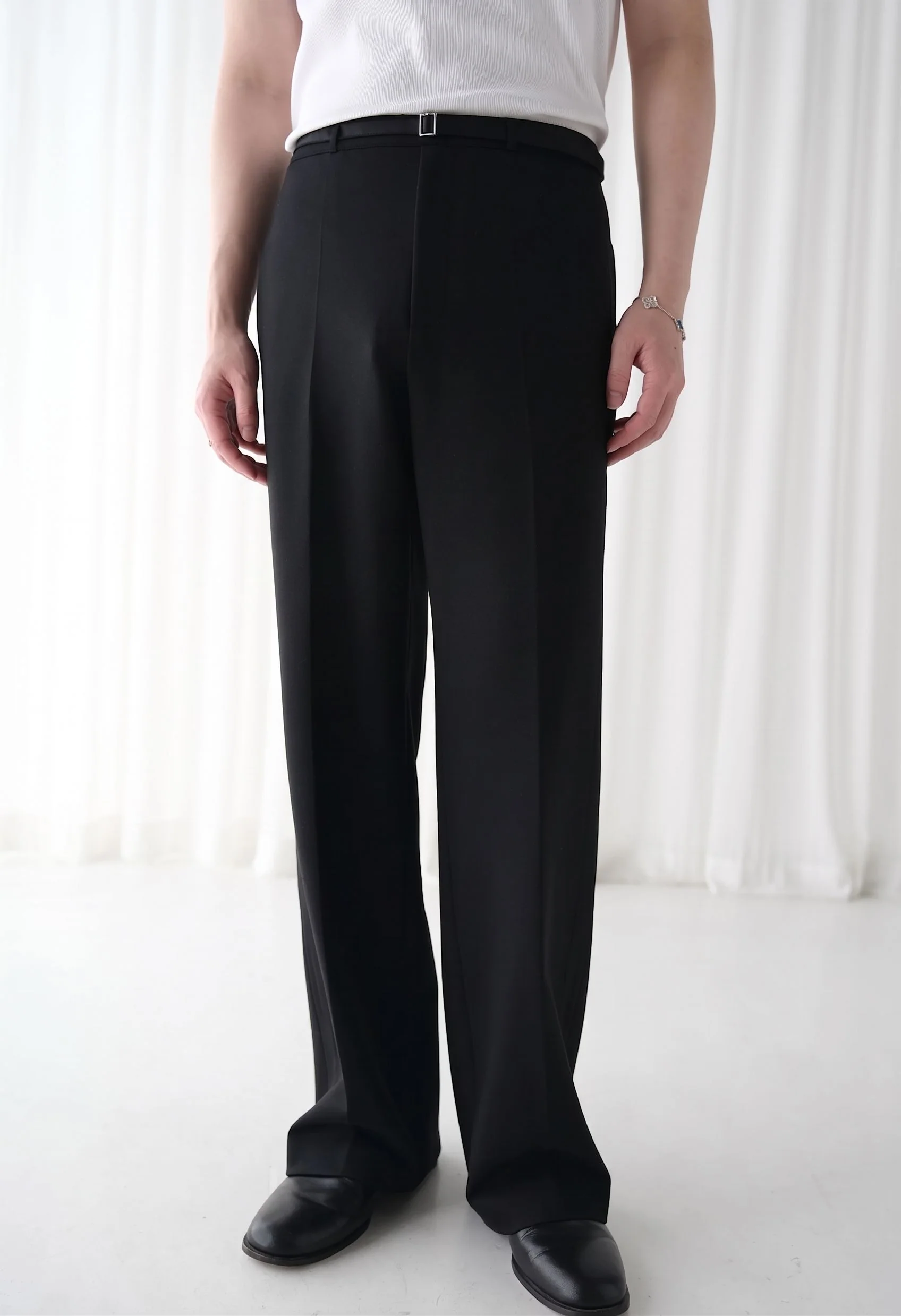 Wide-Leg Suit Trousers - Image 3