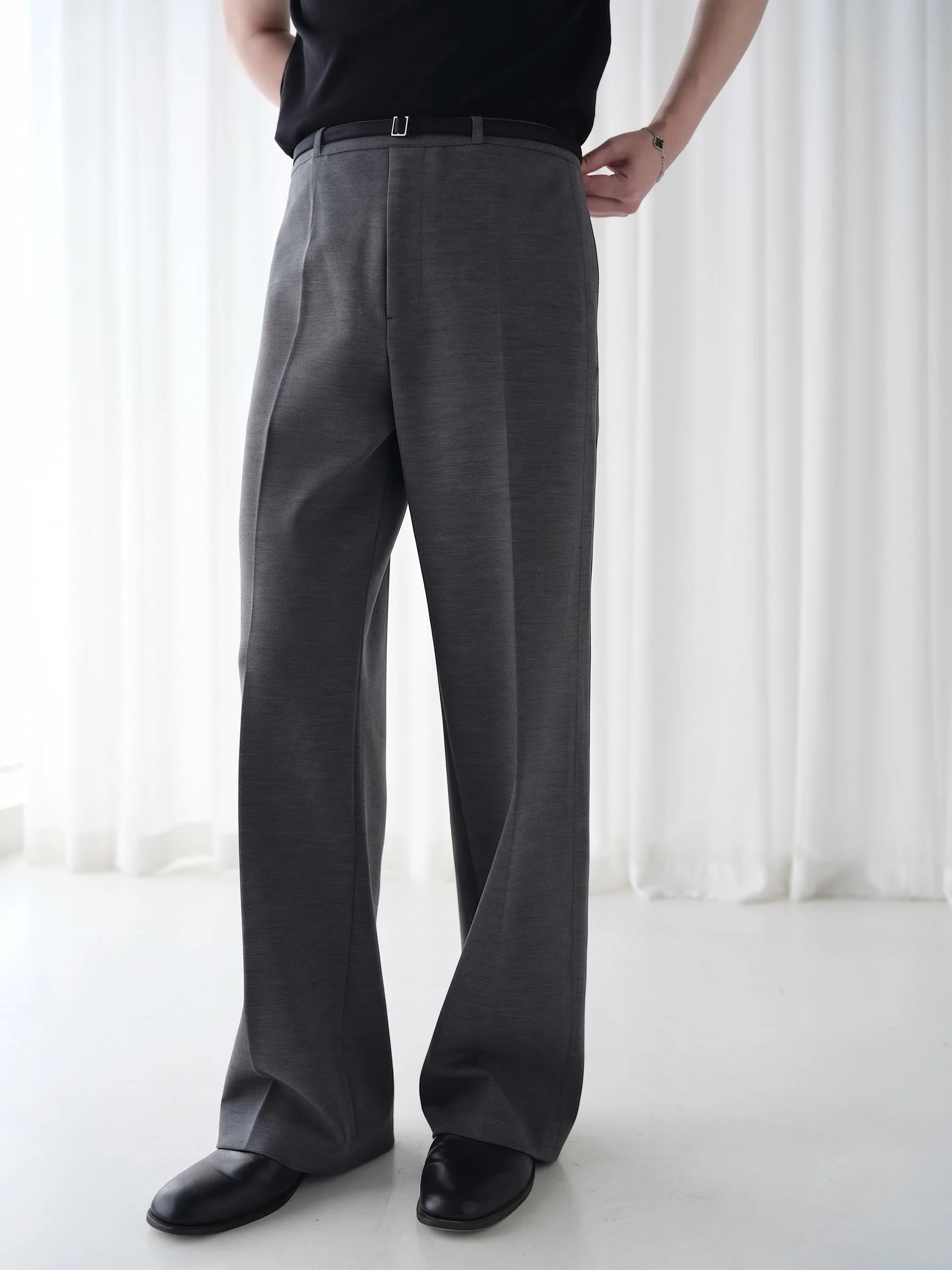 Wide-Leg Suit Trousers - Image 4