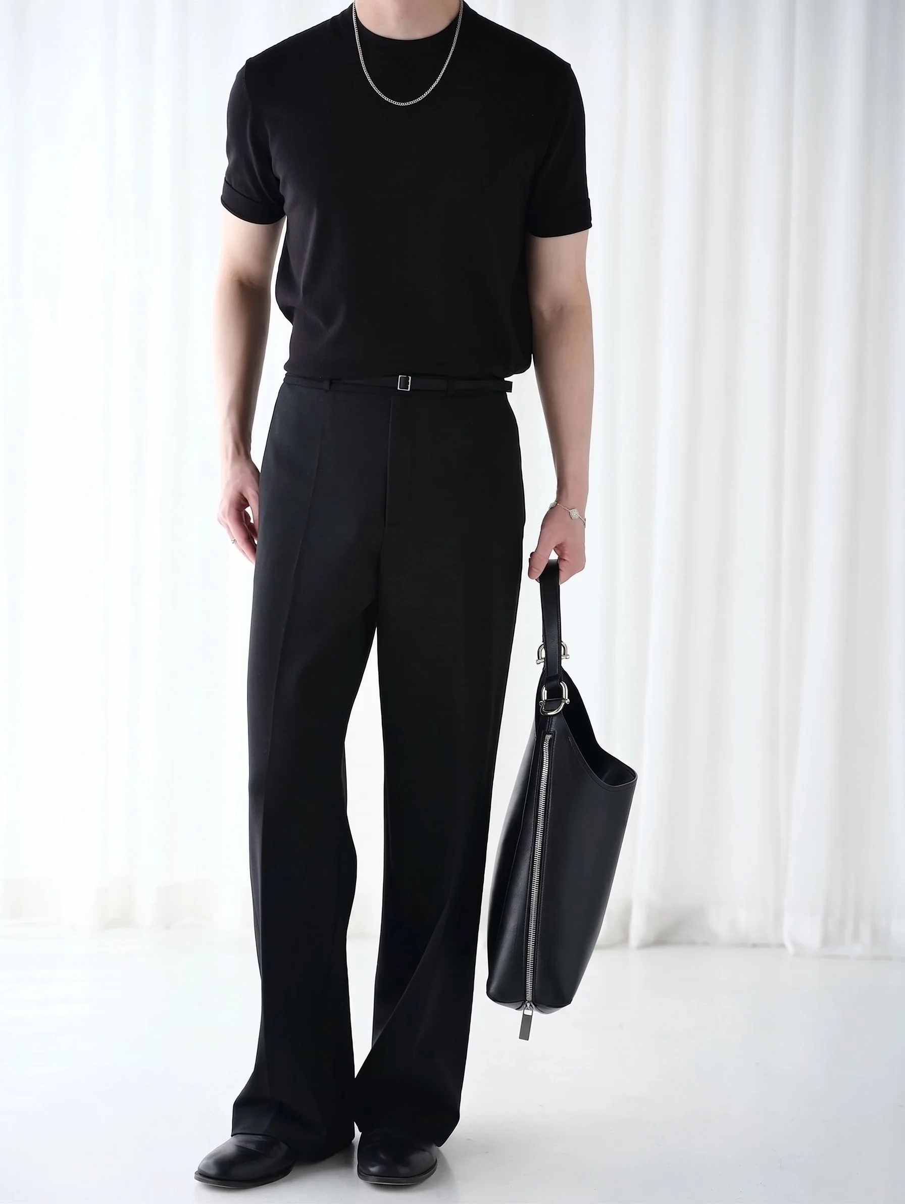 Wide-Leg Suit Trousers - Image 5