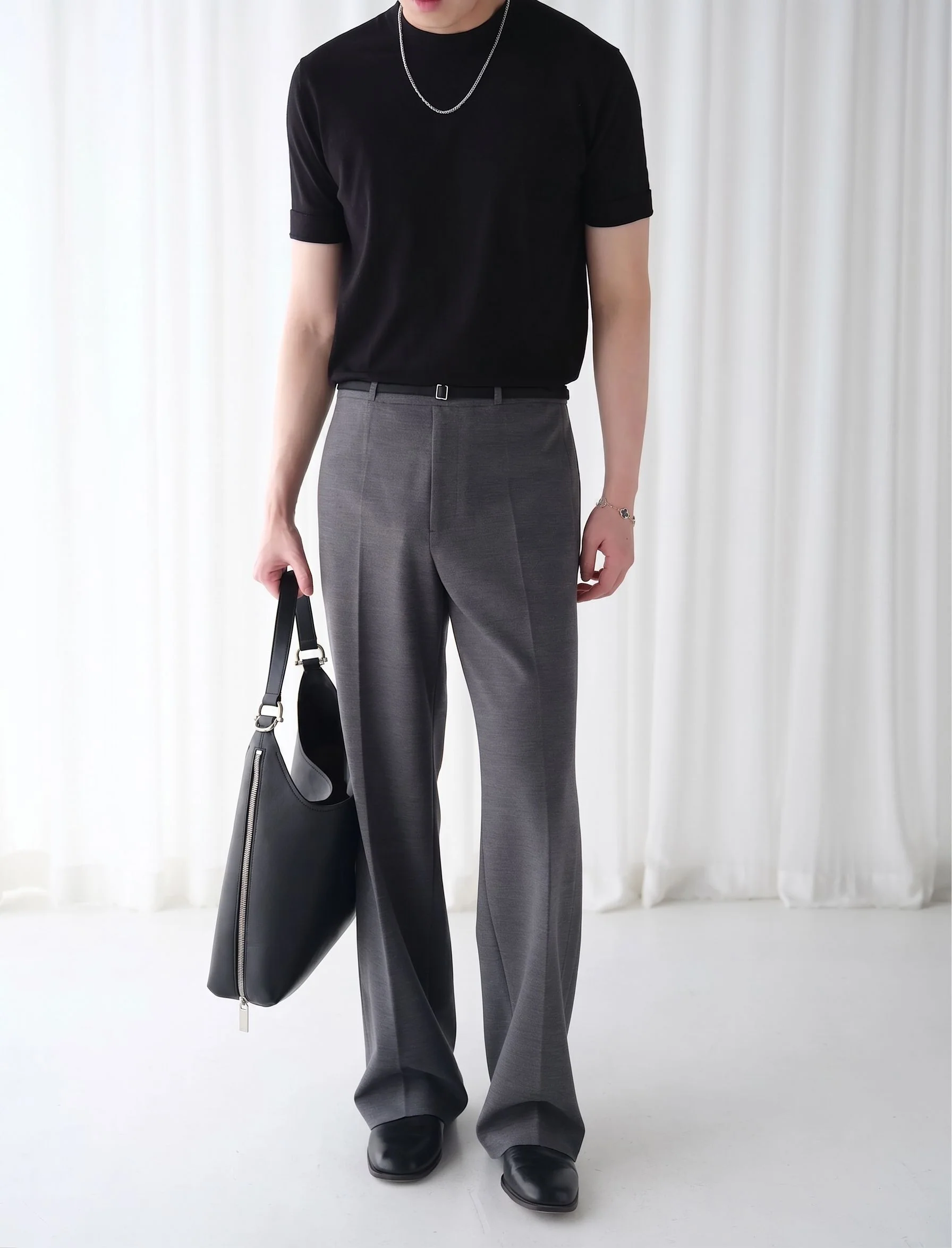 Wide-Leg Suit Trousers - Image 6