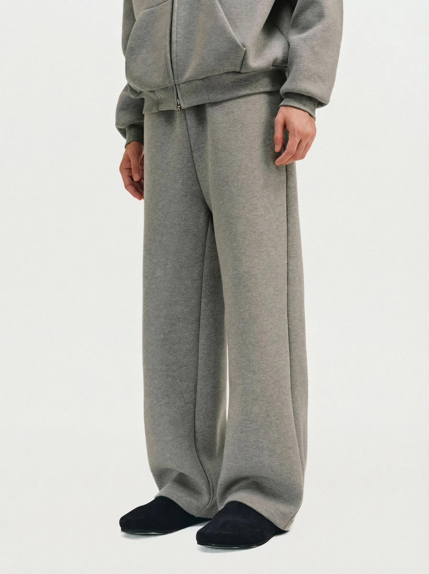 Wide-Leg Sweatpants