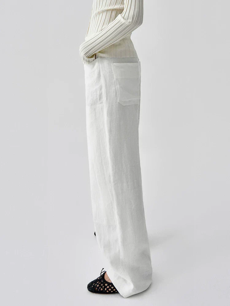 Wide-Leg Tailored Trousers - Image 2