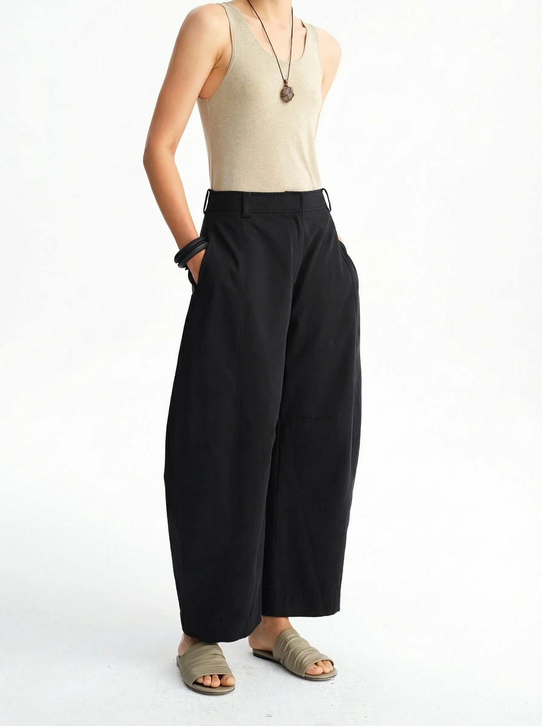 Wide-Leg Trousers